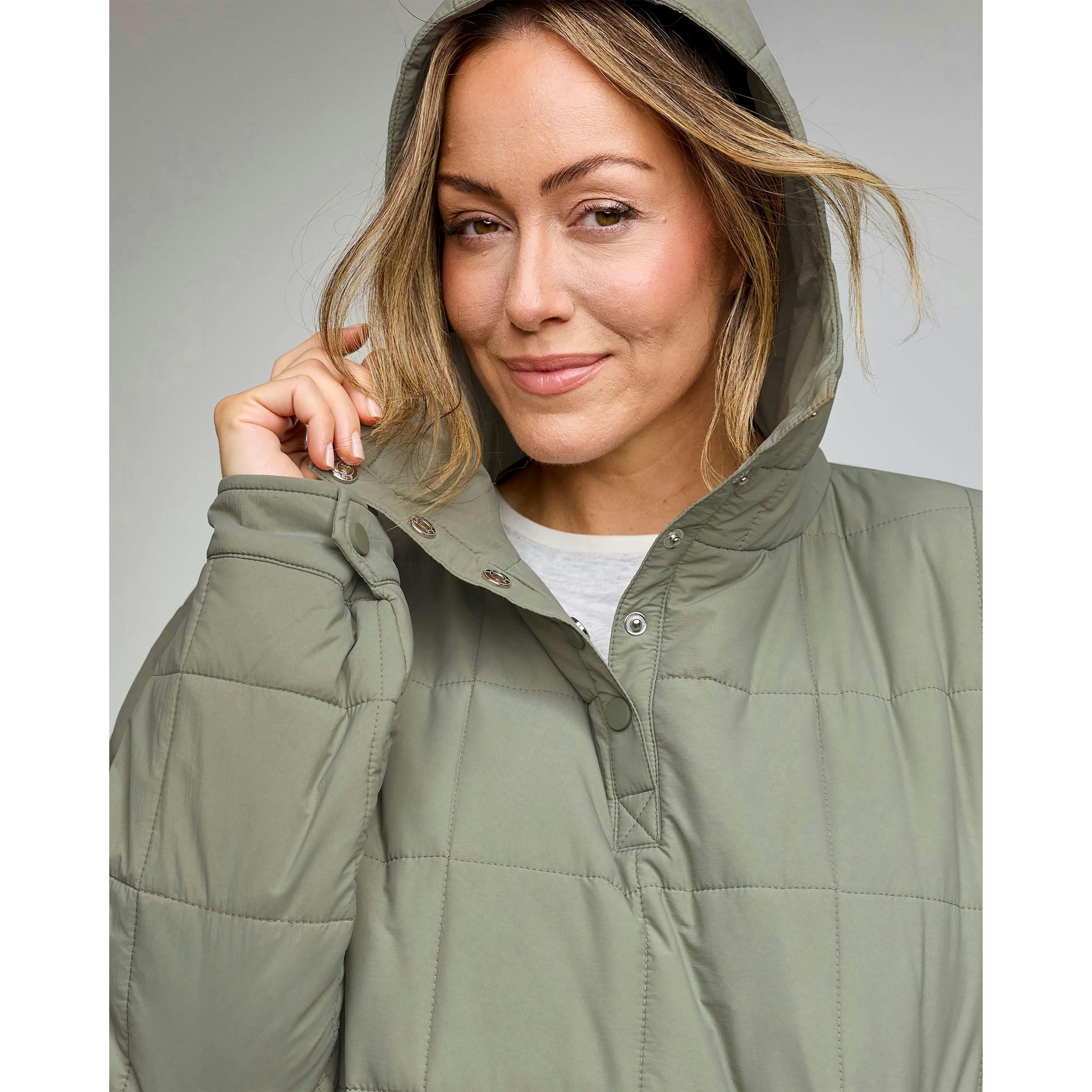 Cotton Traders Active Quilted Showerproof Pop Over Jacket , view 2 of 3