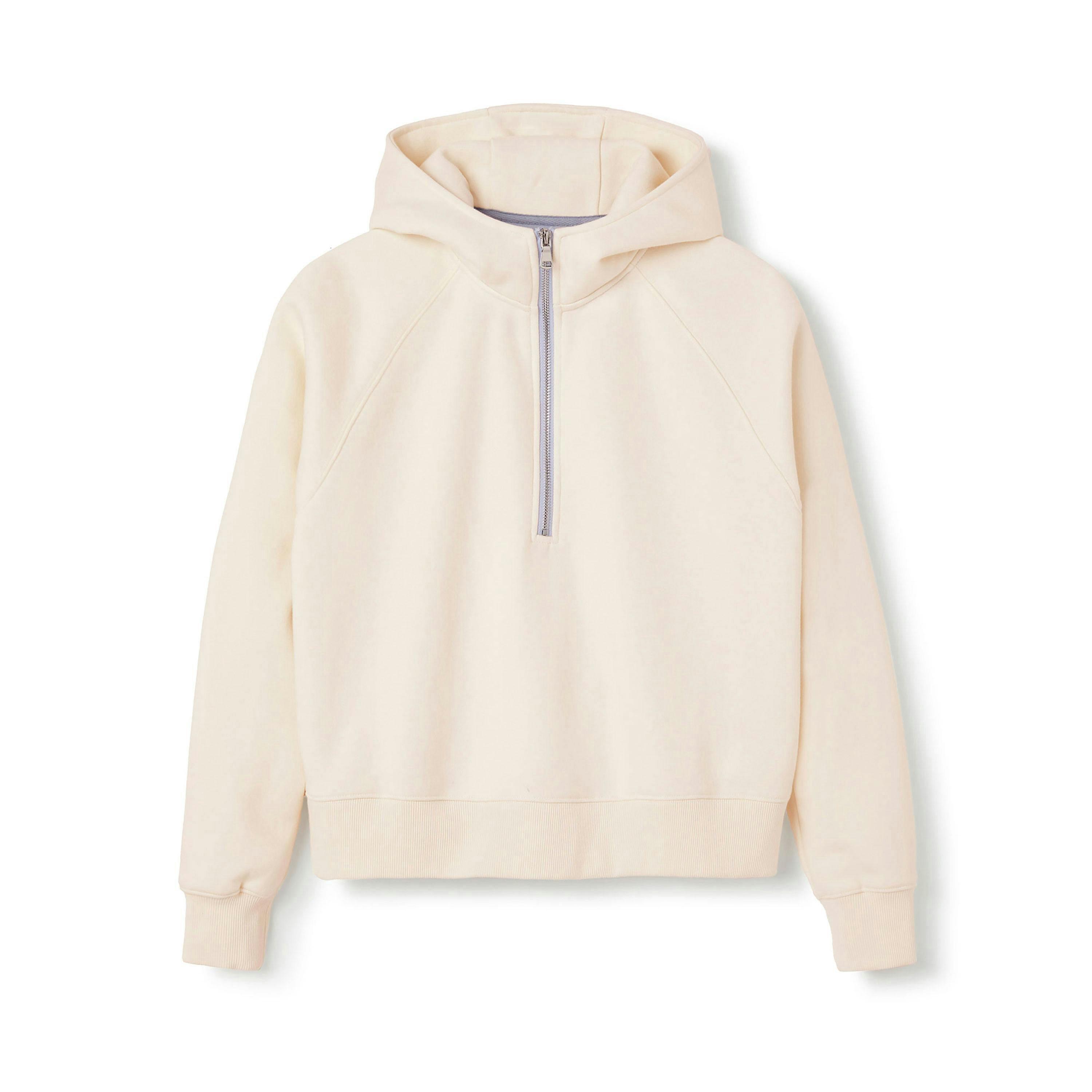 Cotton Traders Active Oversized Long Sleeve Half Zip Hooded Sweatshirt , view 3 of 3