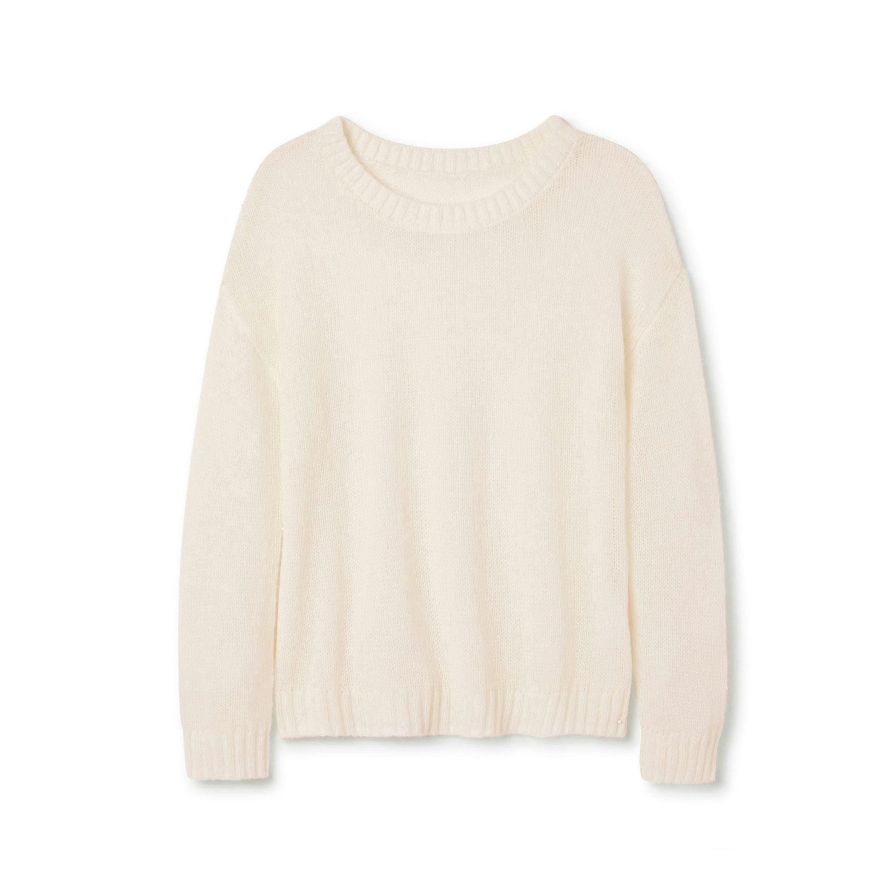 Cotton Traders Active Long Sleeve Open Knit Fluffy Jumper , view 3 of 3