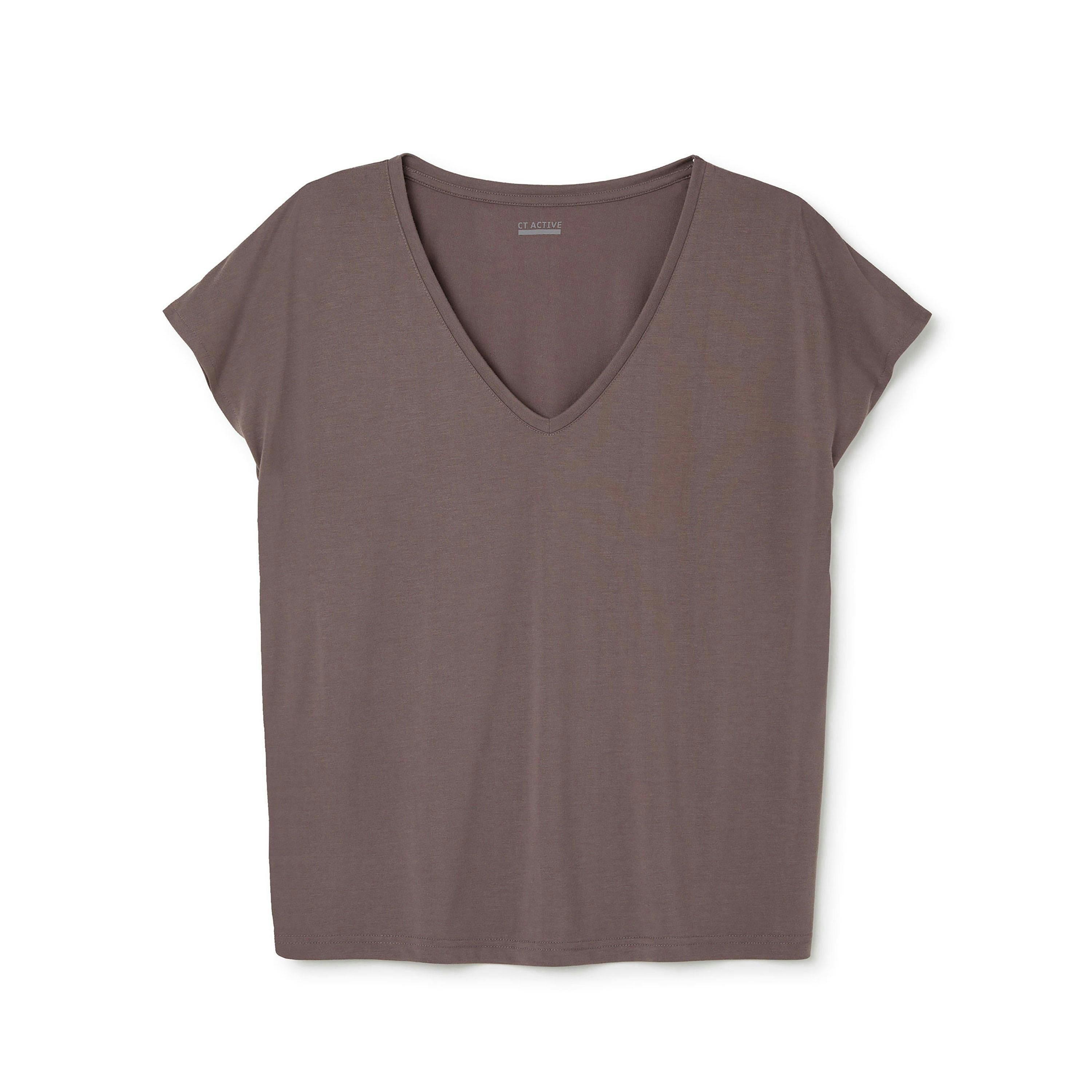 Cotton Traders Active Short Sleeve V-Neck Top , view 3 of 3