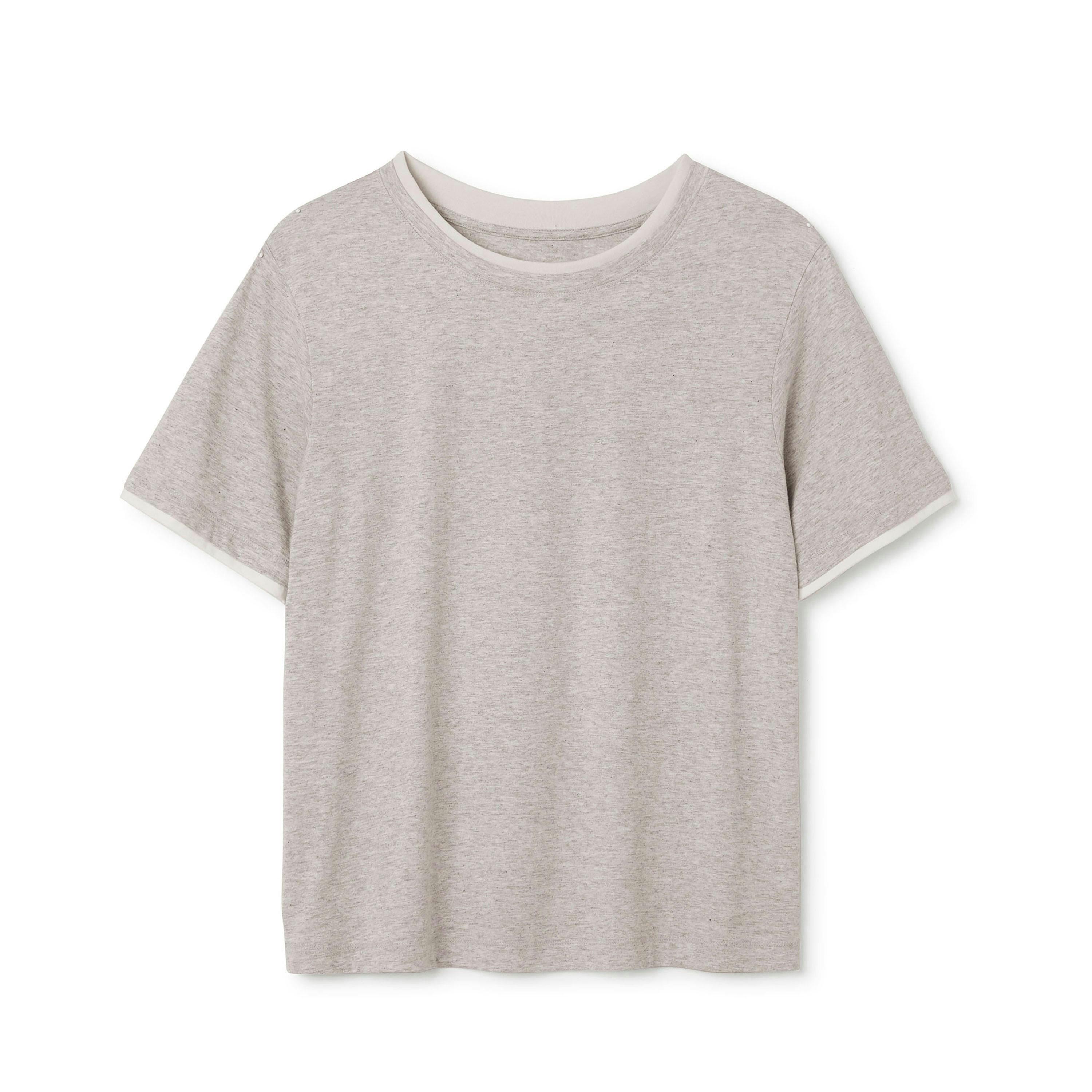 Cotton Traders Active Short Sleeve Double Mock T-Shirt , view 3 of 3