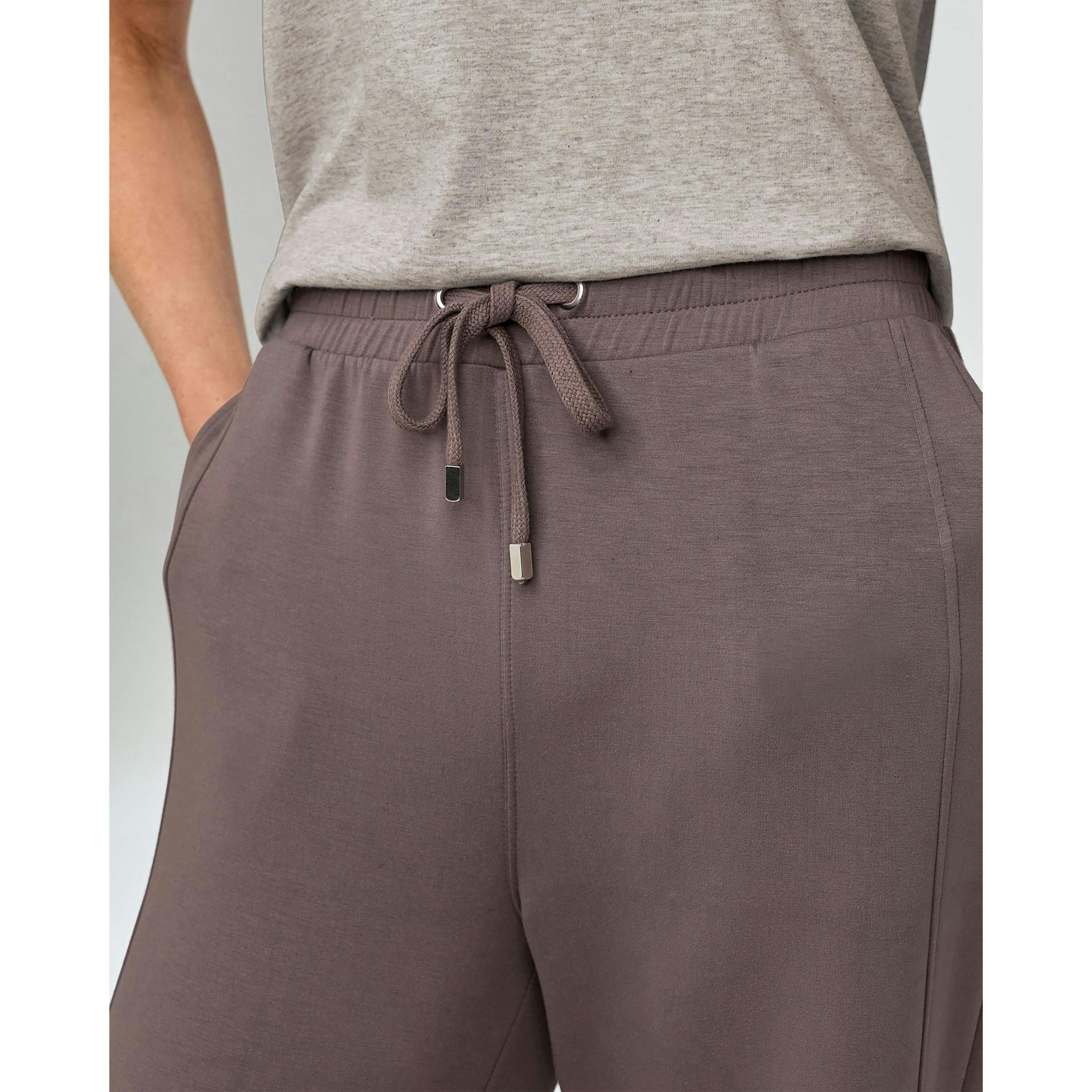Cotton Traders Active Wide Leg Jersey Joggers , view 2 of 3