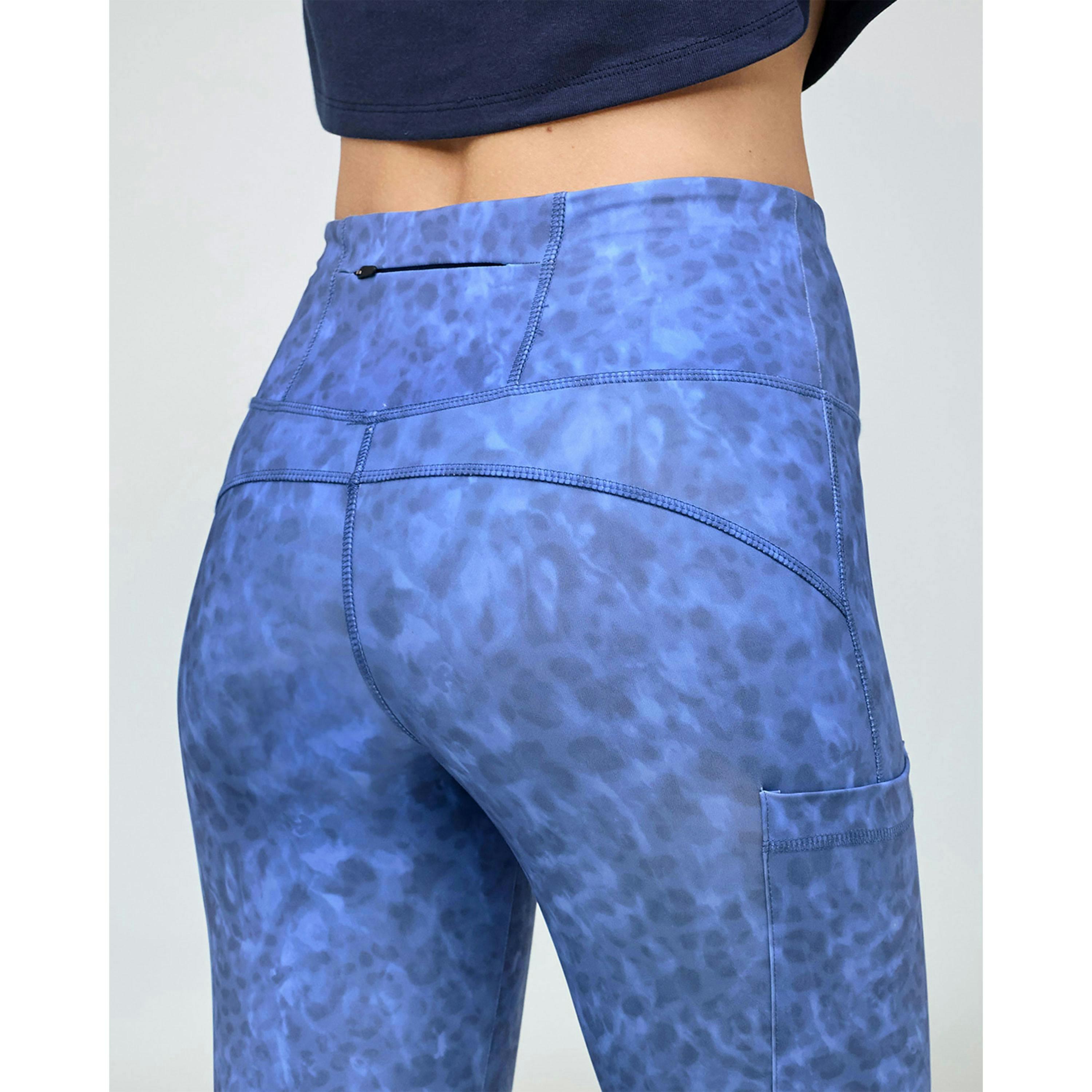Cotton Traders Active Stretch Print Leggings With Pockets , view 2 of 3