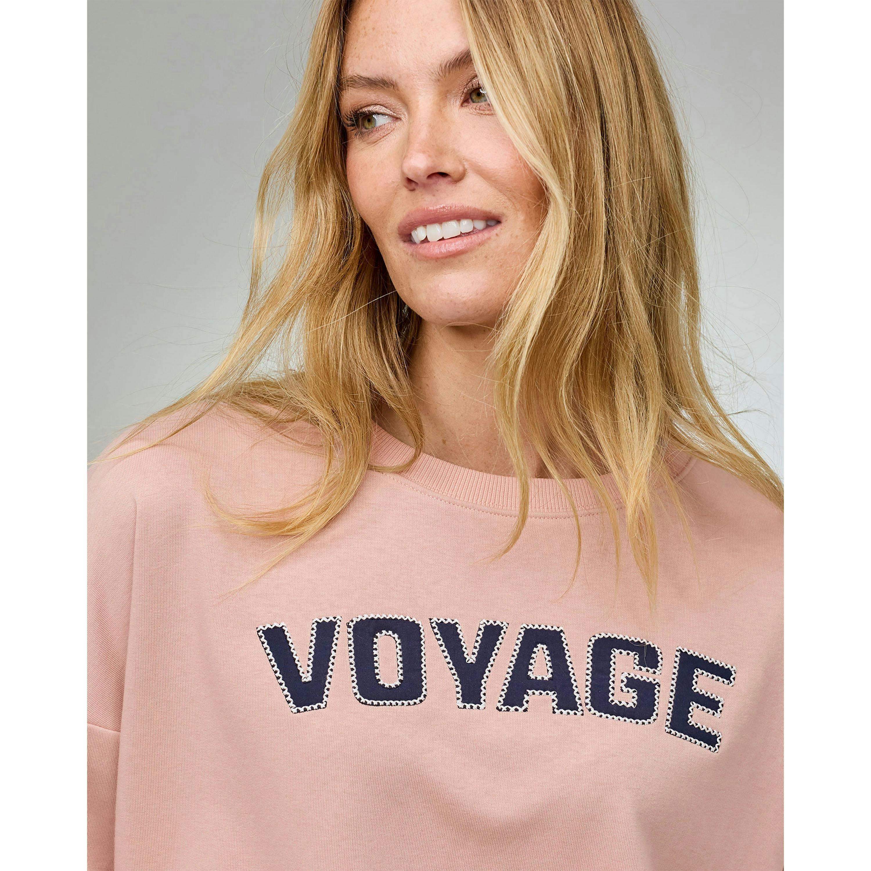 Cotton Traders Active Long Sleeve Slogan Sweatshirt , view 2 of 3