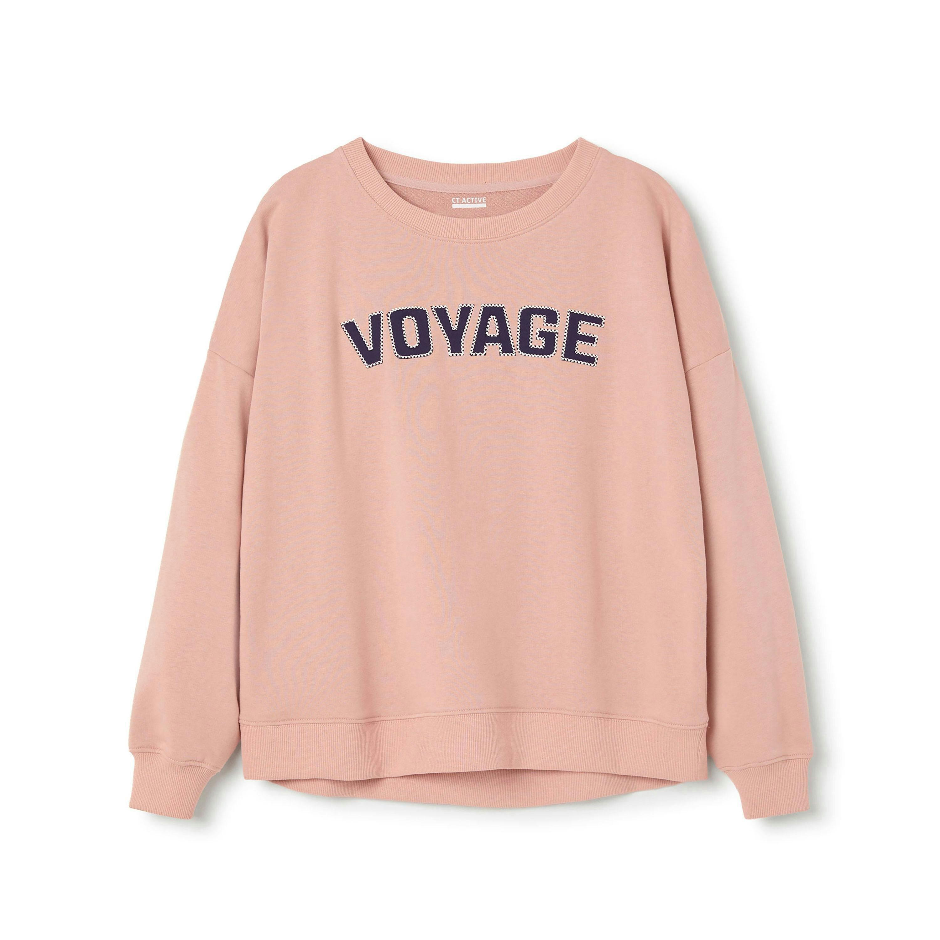 Cotton Traders Active Long Sleeve Slogan Sweatshirt , view 3 of 3