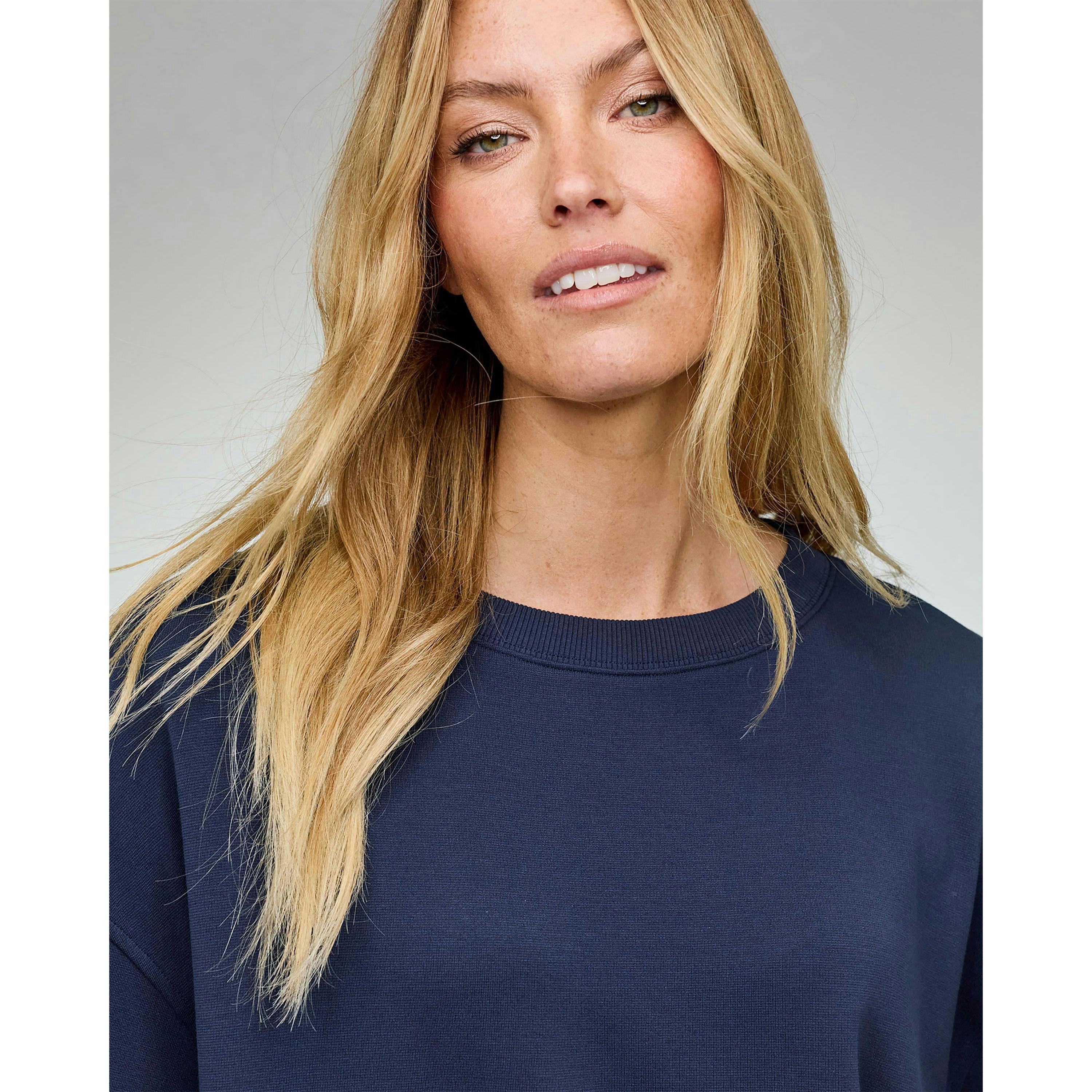 Cotton Traders Active Oversized Short Sleeve Sweatshirt , view 2 of 3
