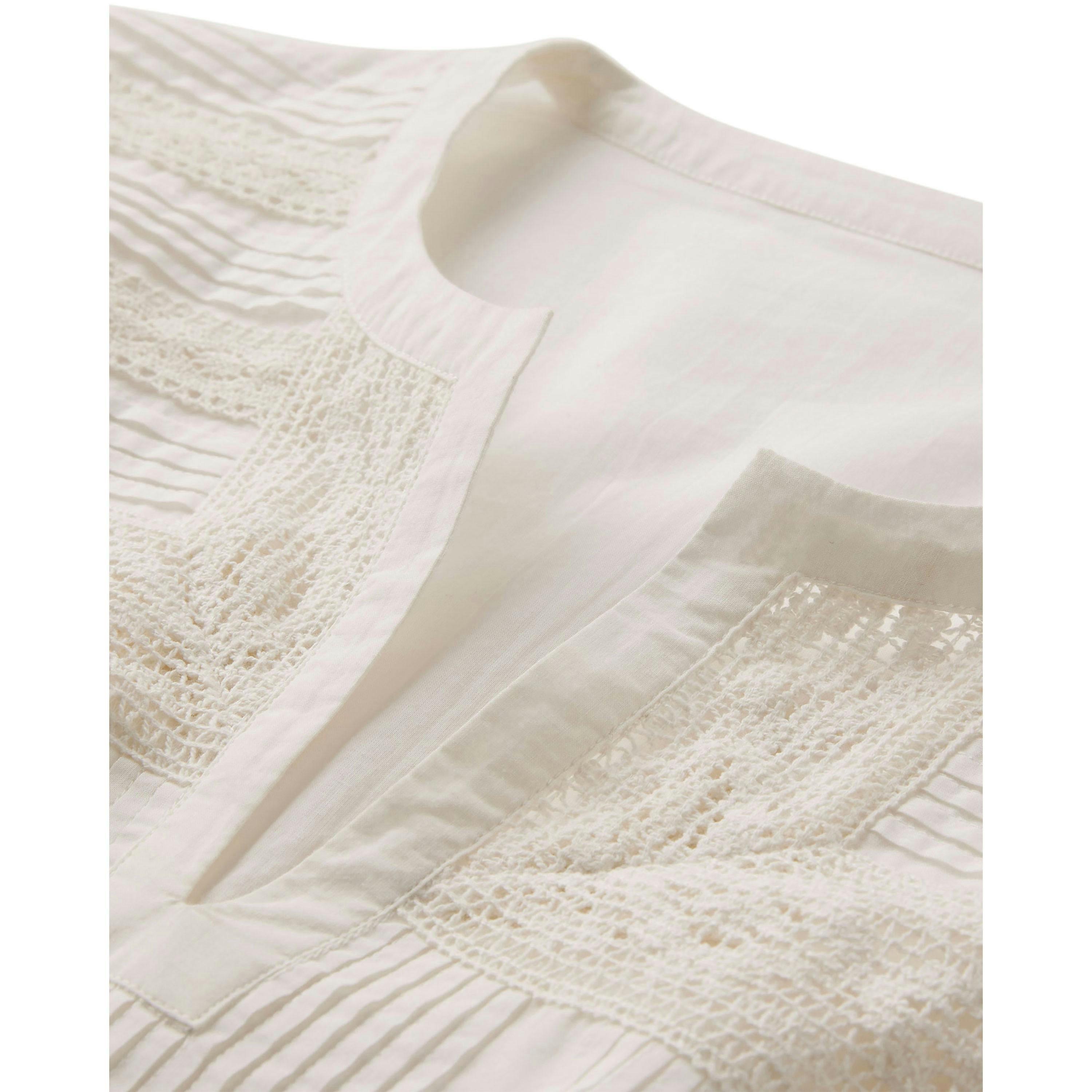 Cotton Traders Frill Short Sleeve Blouse , view 2 of 3