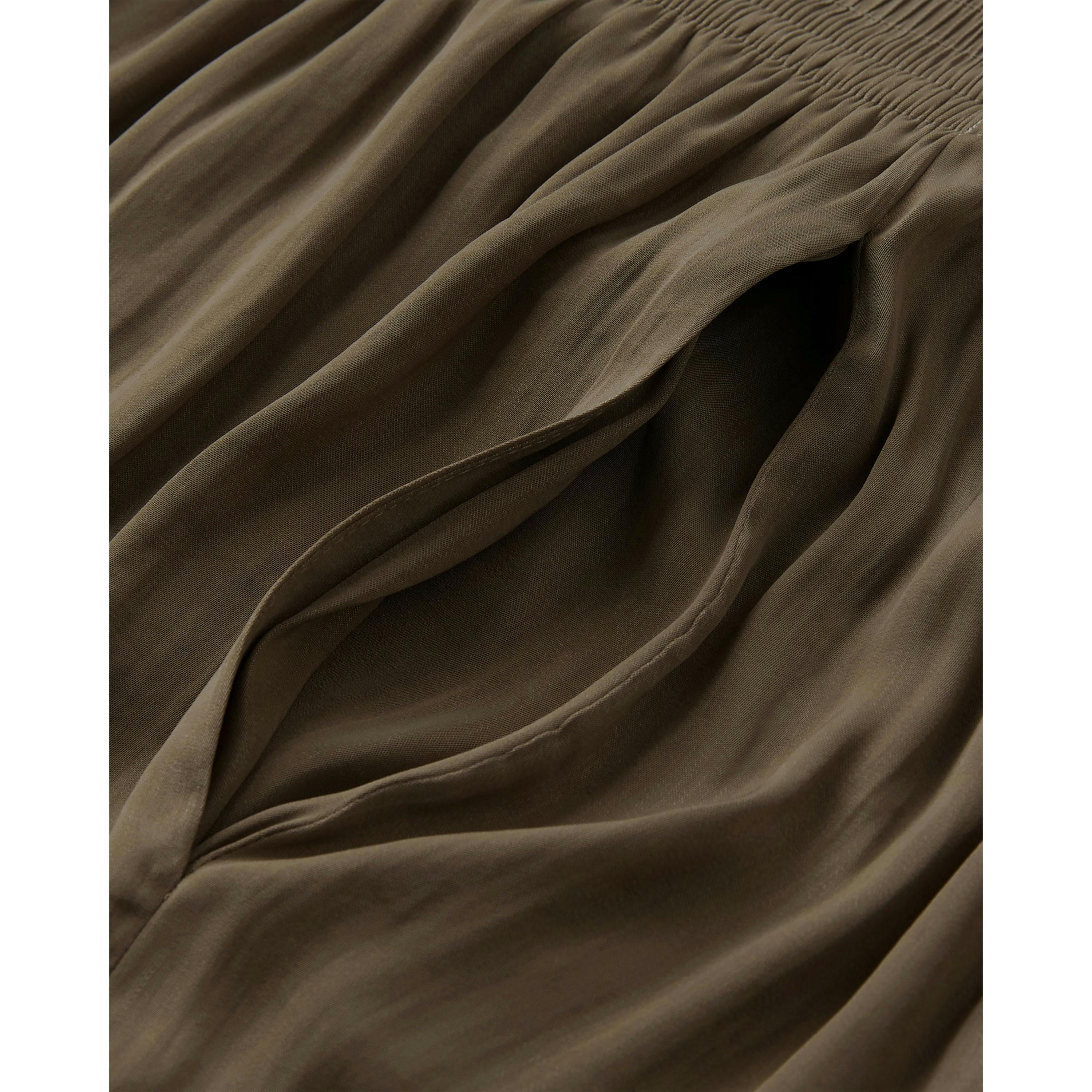 Cotton Traders Wide Leg Satin Trousers , view 2 of 3