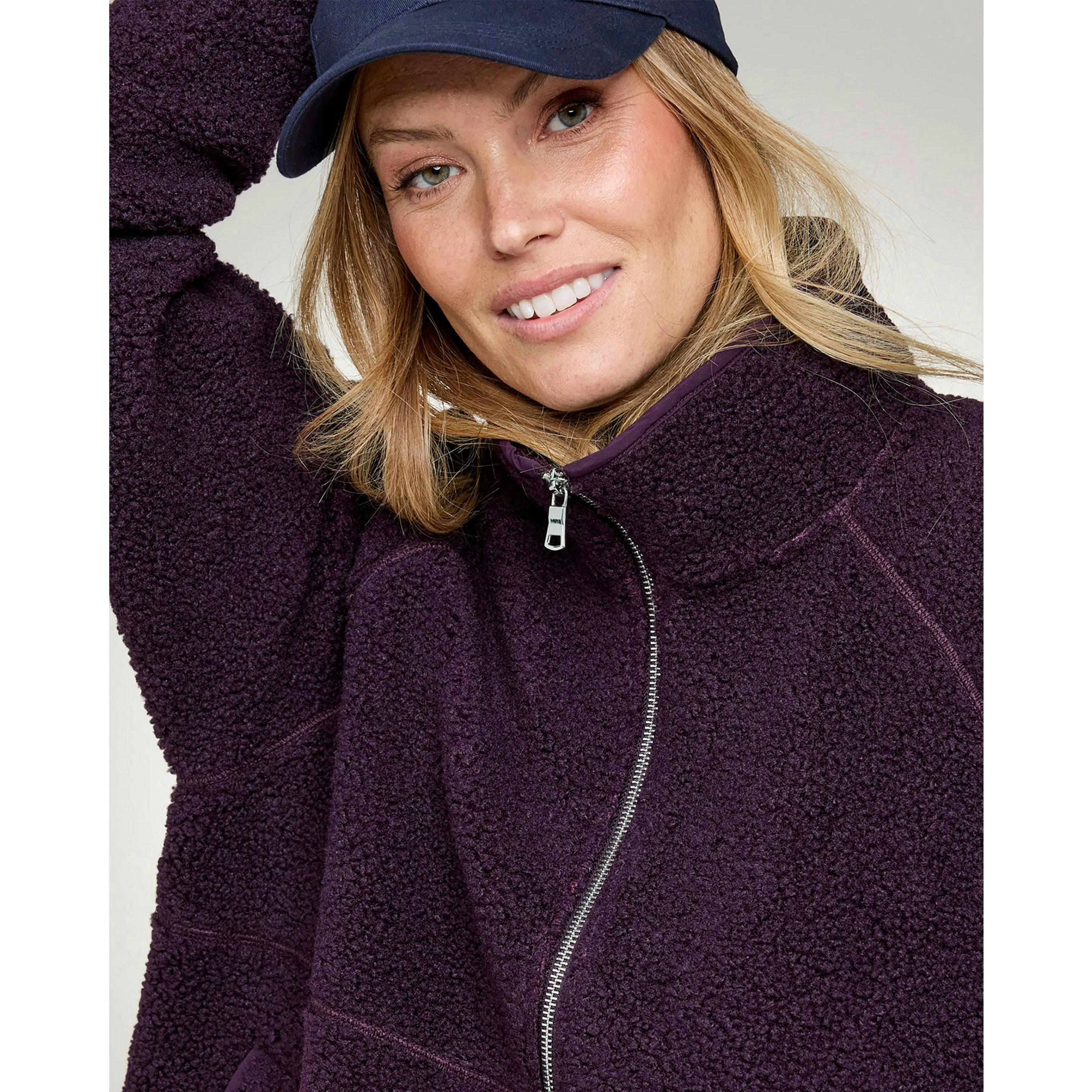 Cotton Traders Active Oversized Zip Through Fleece Jacket , view 2 of 3