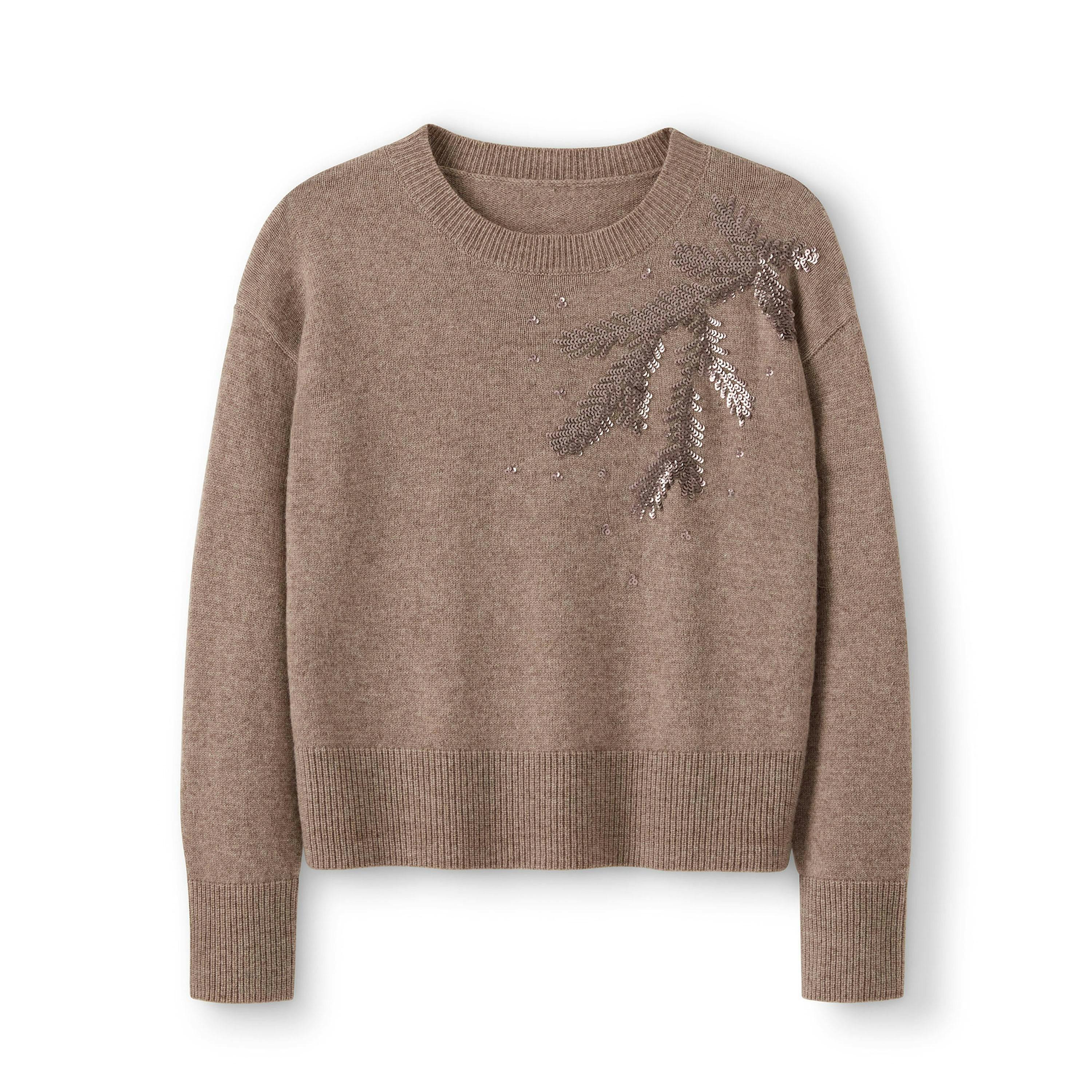 Cotton Traders Embellished Sequin Jumper , view 4 of 4