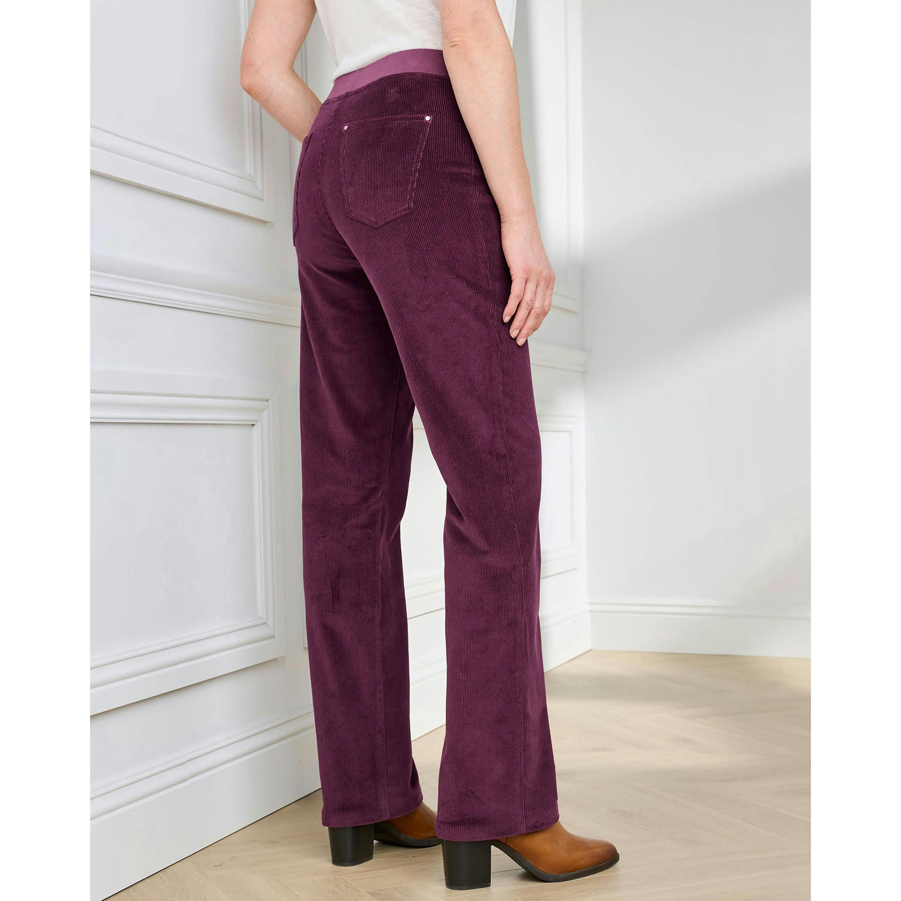 Cotton Traders Premium Pull On Cord Trousers , view 2 of 3