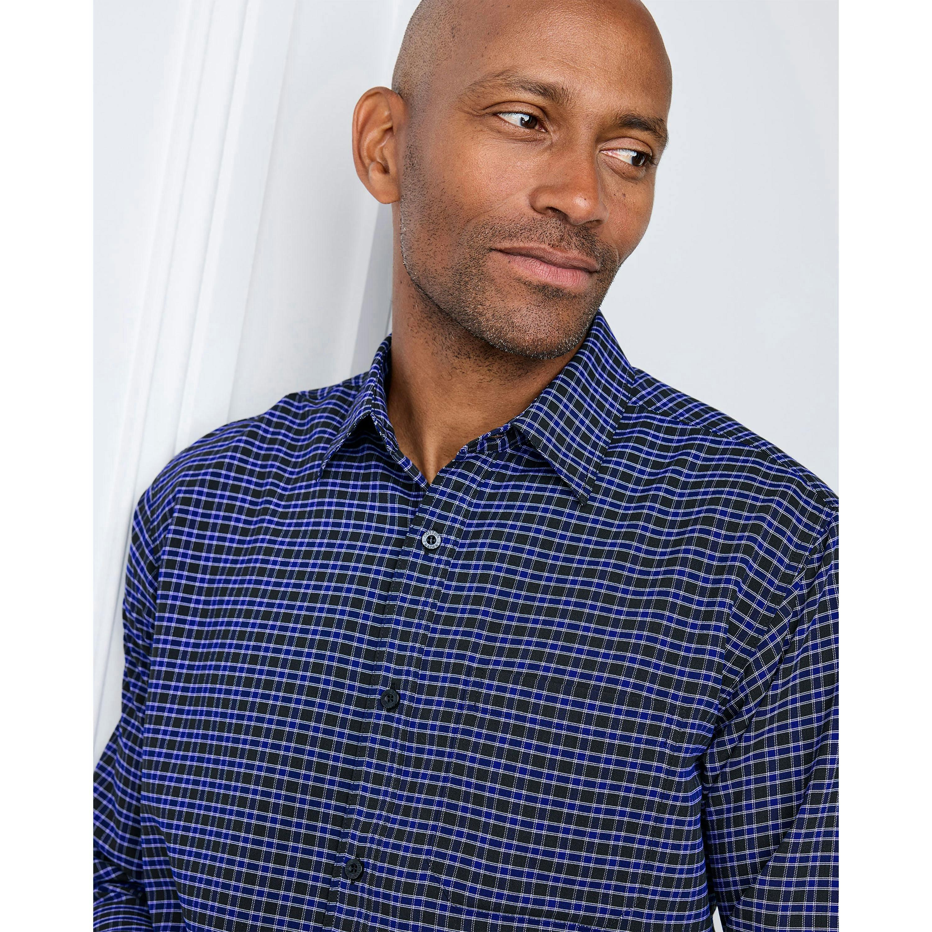 Cotton Traders Soft Touch Long Sleeve Check Shirt , view 3 of 3