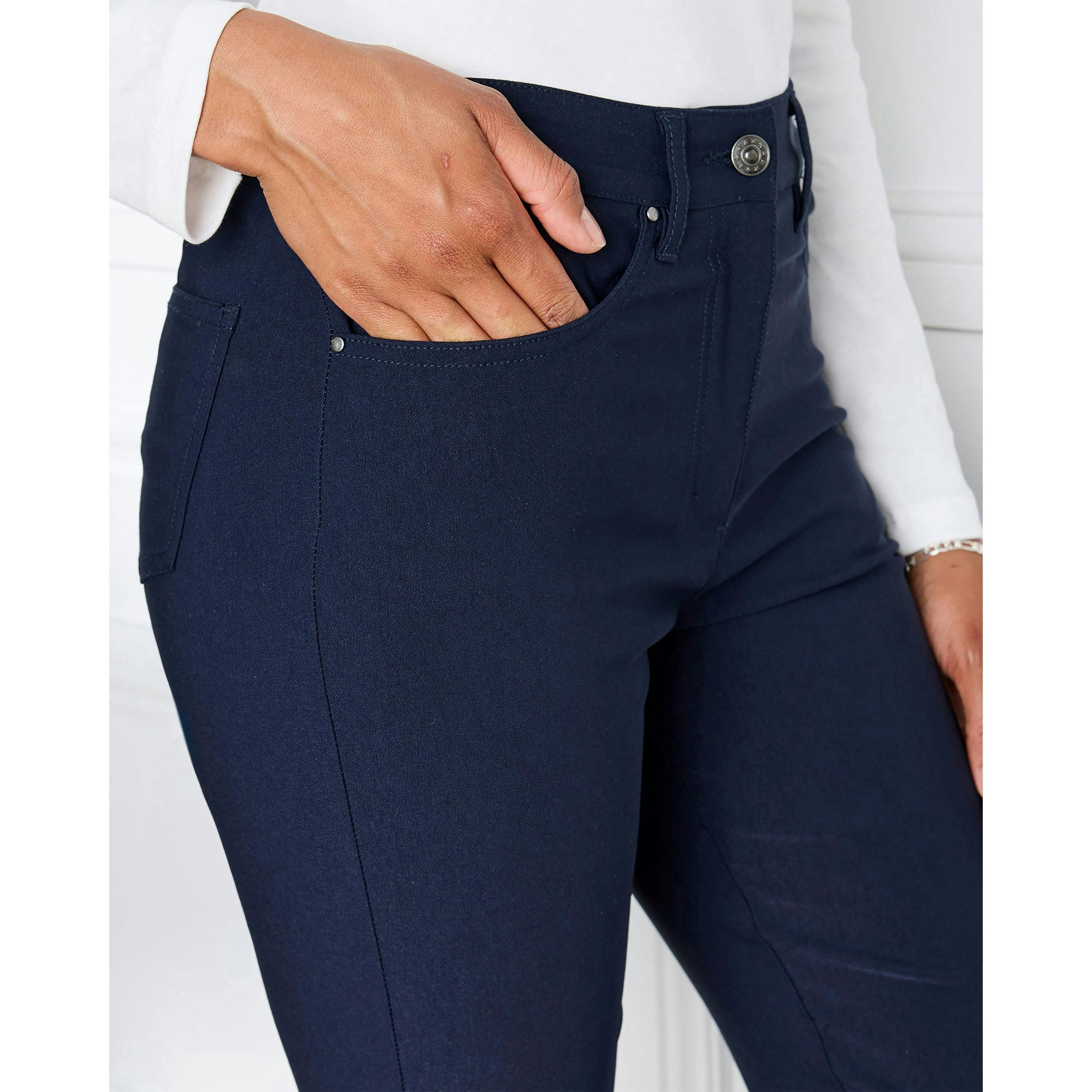 Cotton Traders Super Stretchy Bootcut Trousers , view 3 of 3