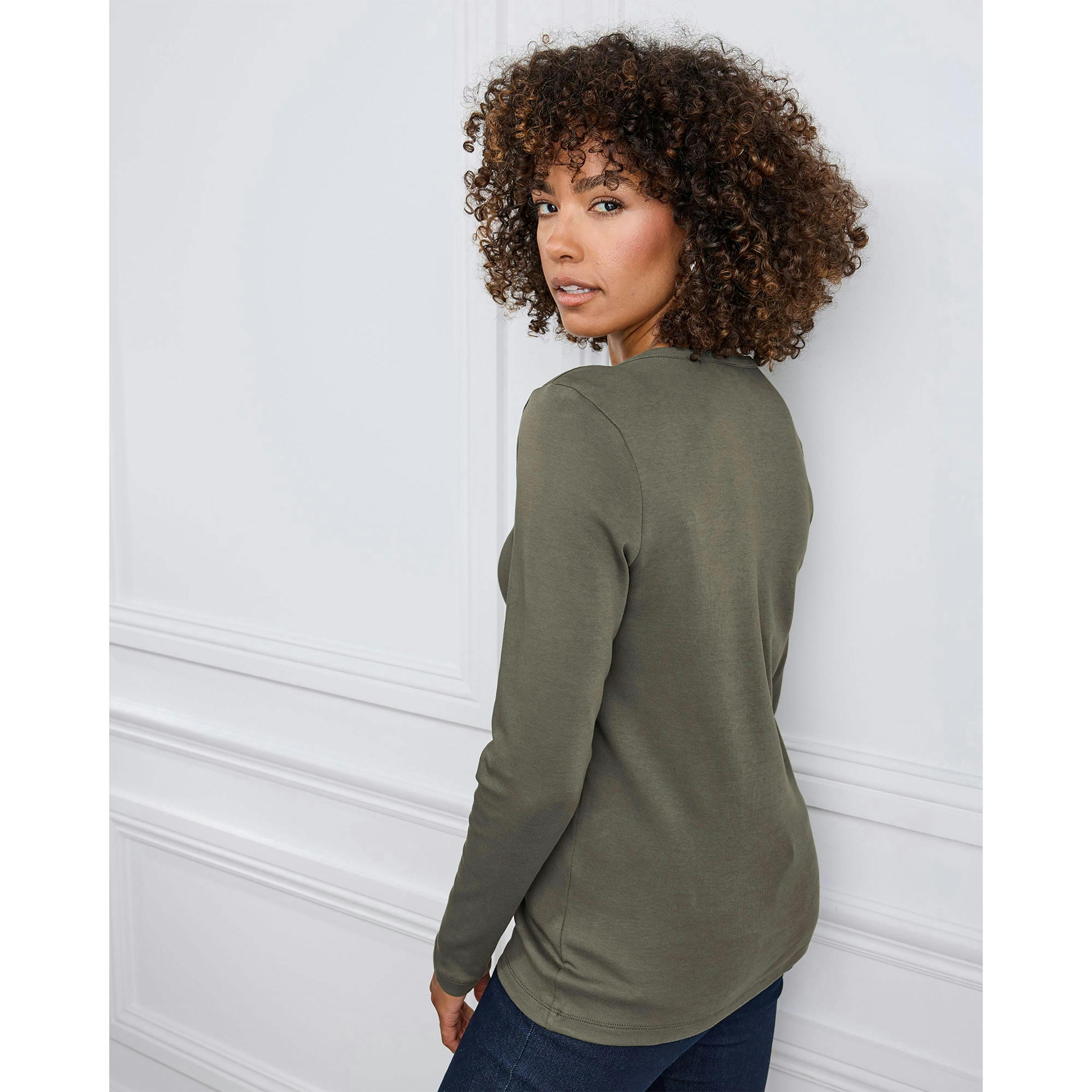 Cotton Traders Cosy Up Long Sleeve Boat Neck Top , view 2 of 3