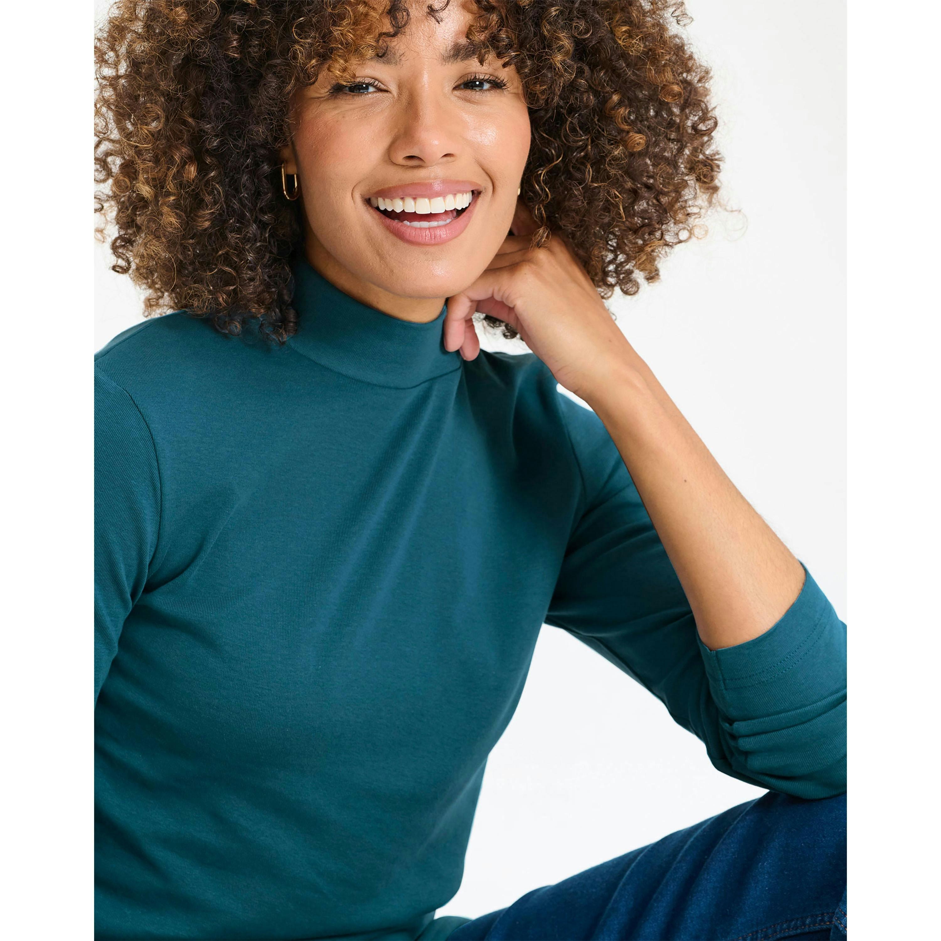 Cotton Traders Long Sleeve Turtle Neck Base Layer , view 2 of 3