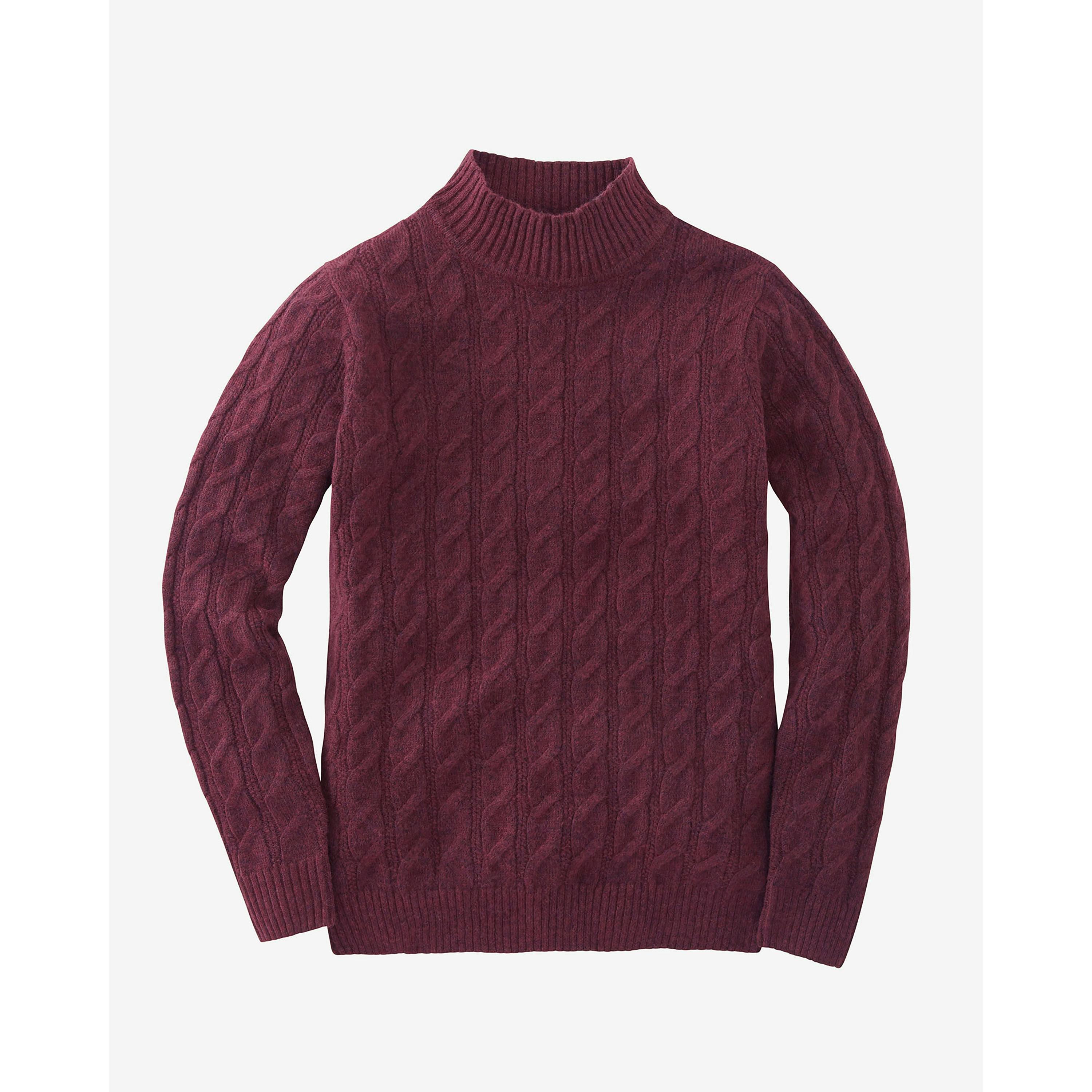 Cotton Traders Cable Turtle Neck Jumper , view 3 of 3