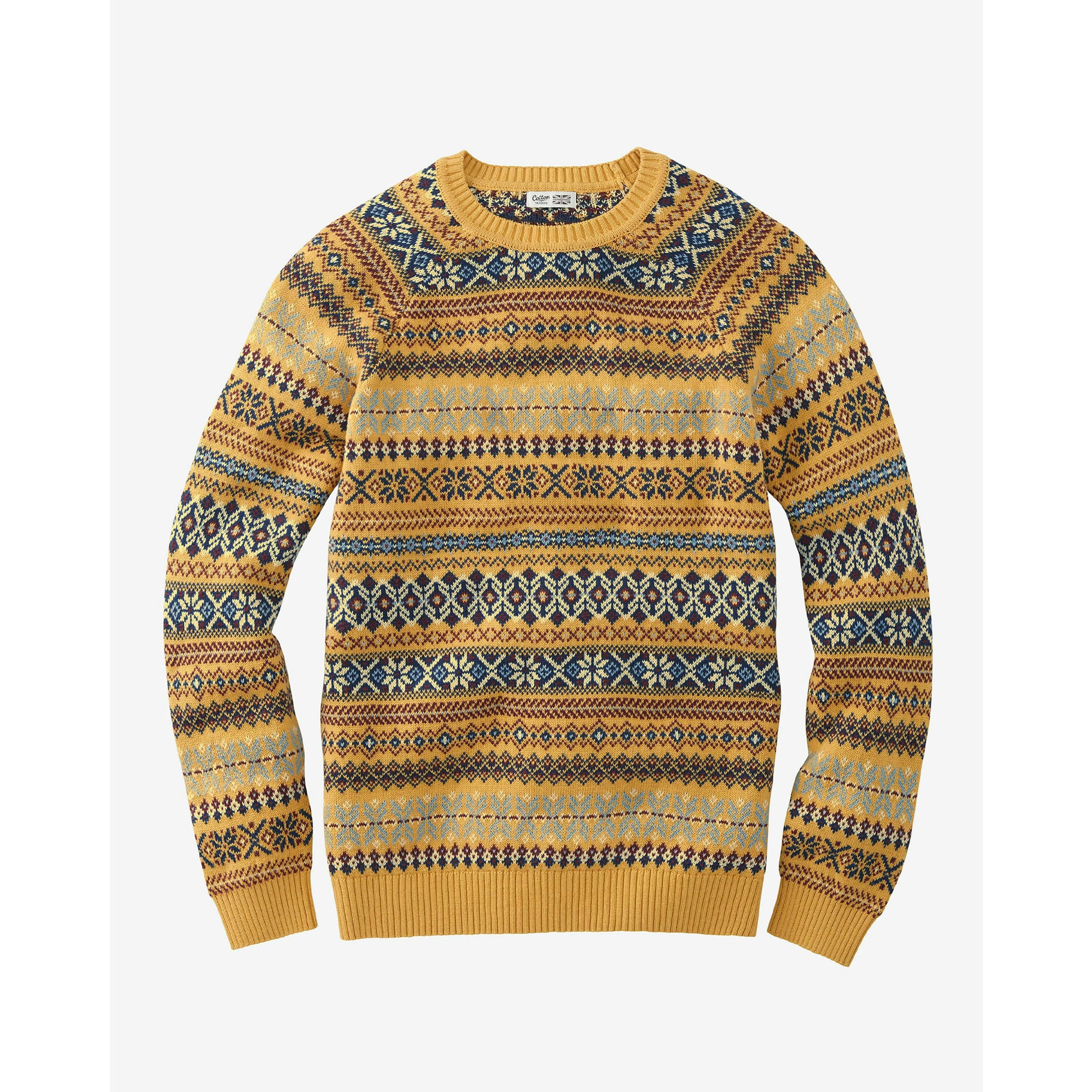 Cotton Traders FairIsle Crew Neck Jumper , view 3 of 3