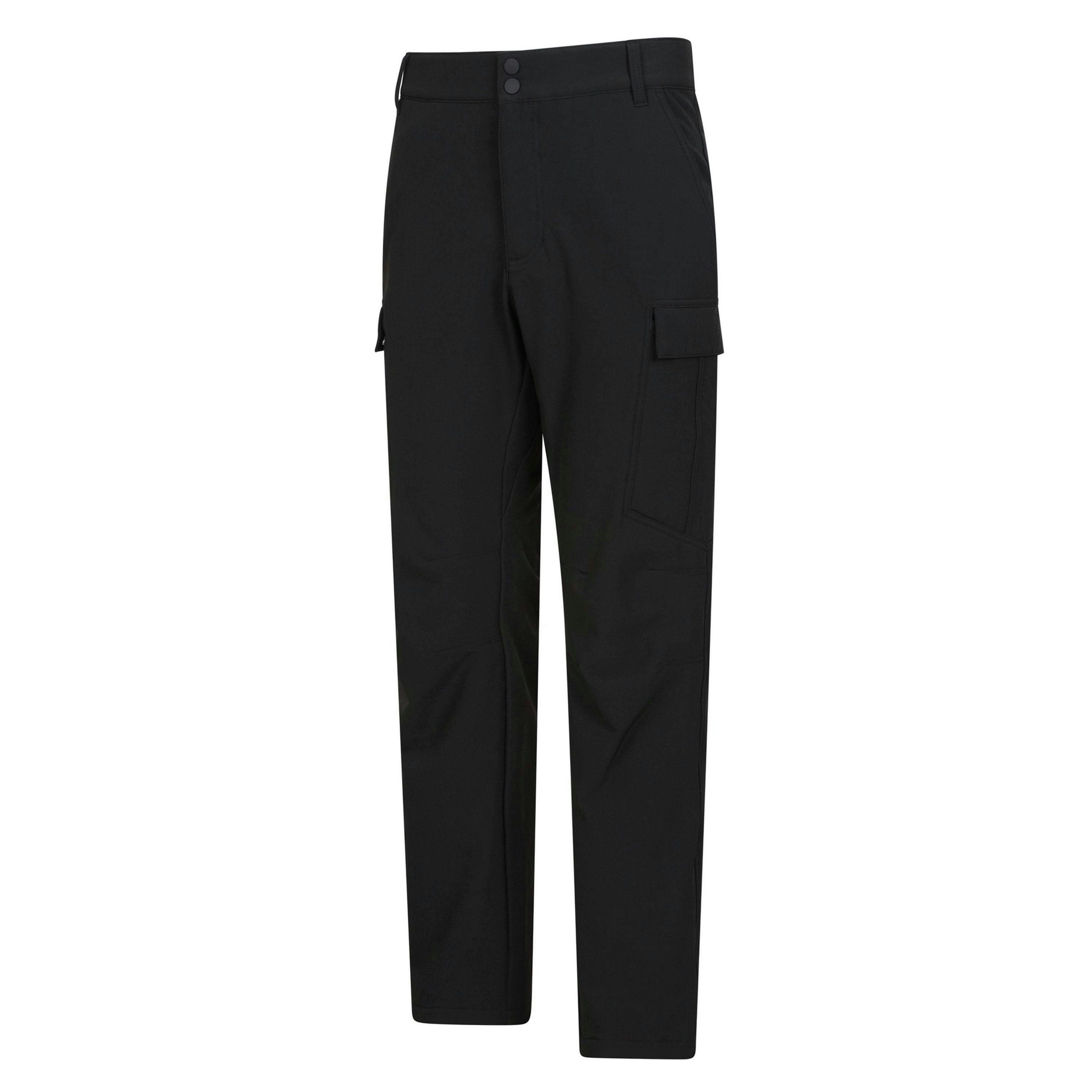 Mountain Warehouse Mens Beacon Softshell Fleece Lined Trousers , view 3 of 4