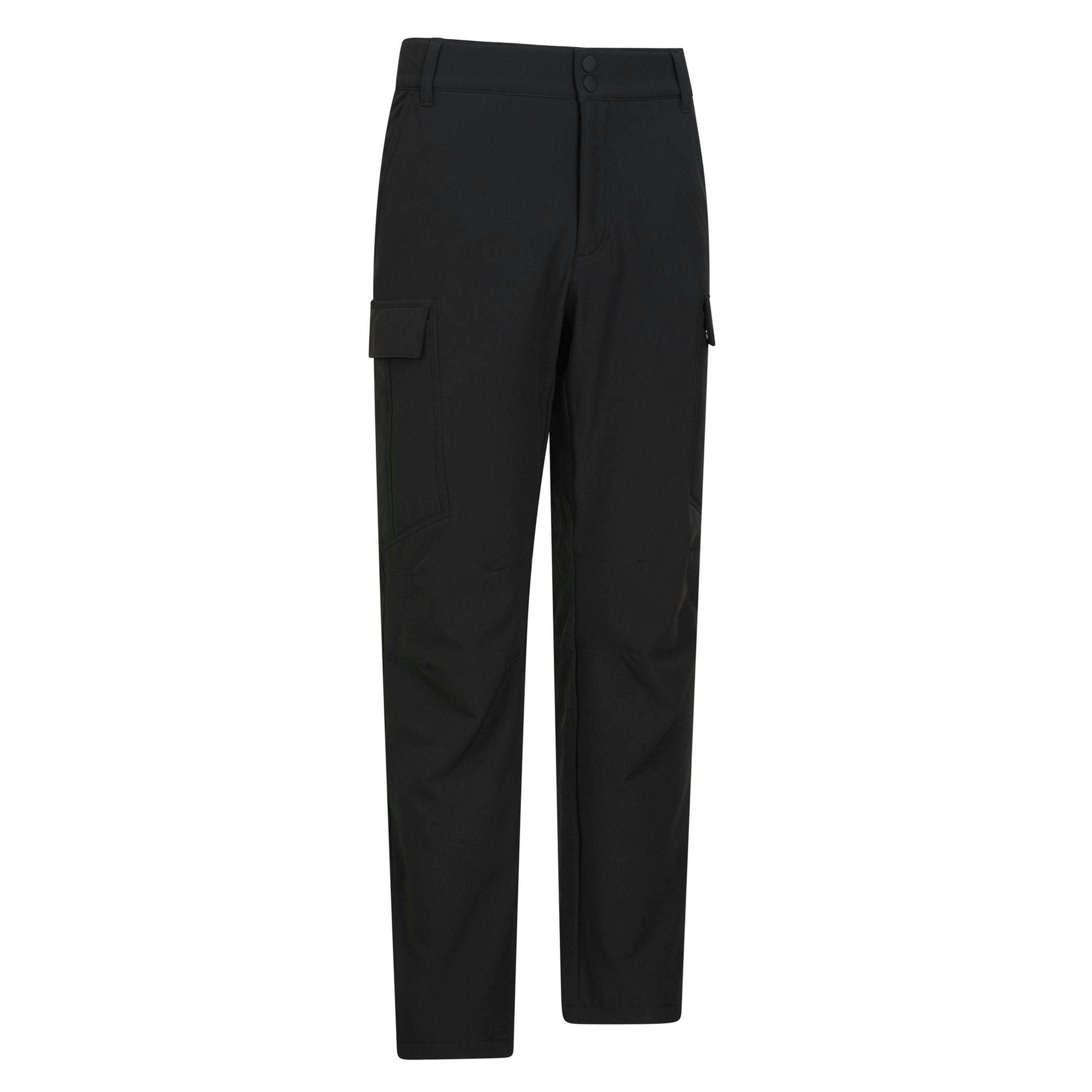 Mountain Warehouse Mens Beacon Softshell Fleece Lined Trousers , view 4 of 4