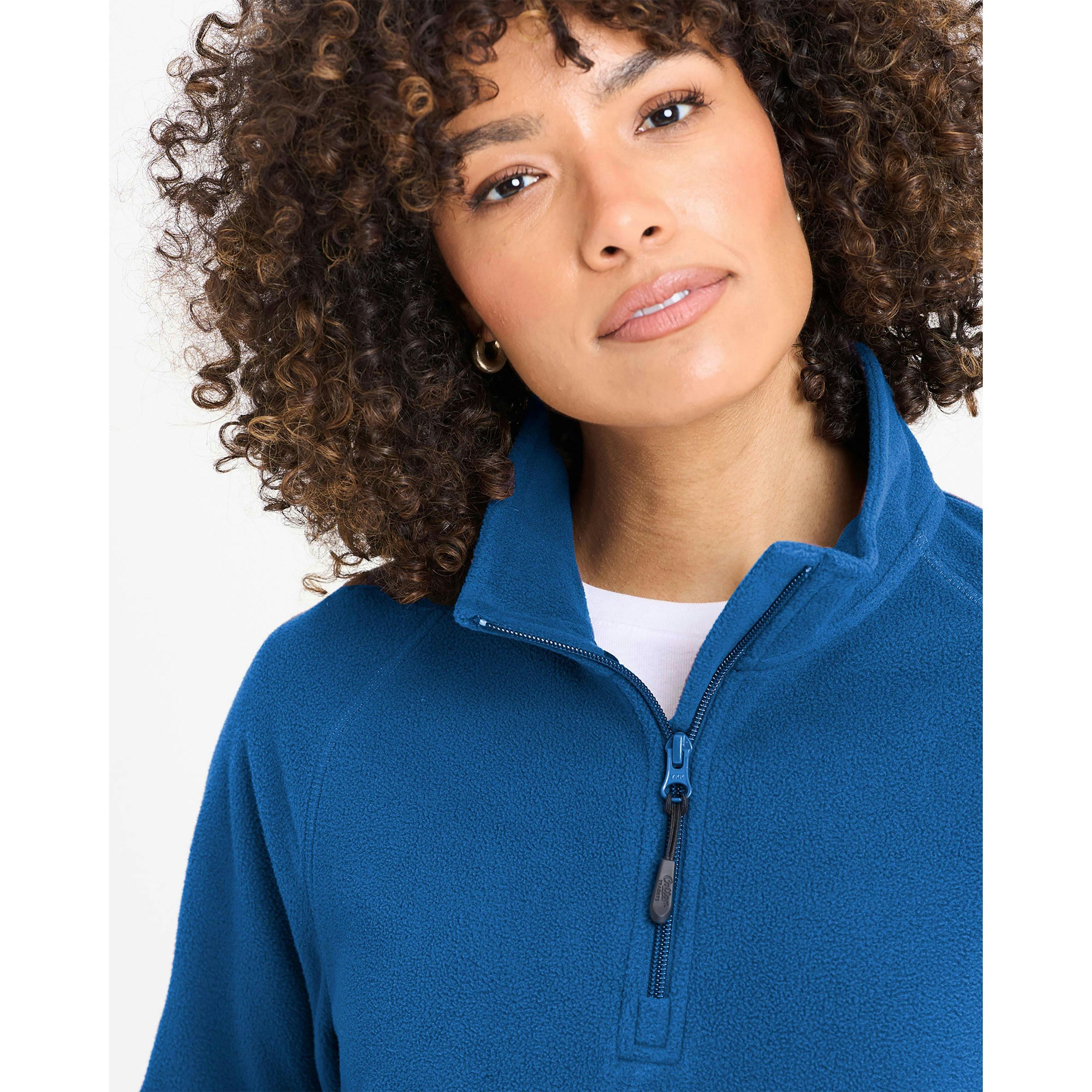 Cotton Traders Microfleece Half Zip Top. , view 2 of 3