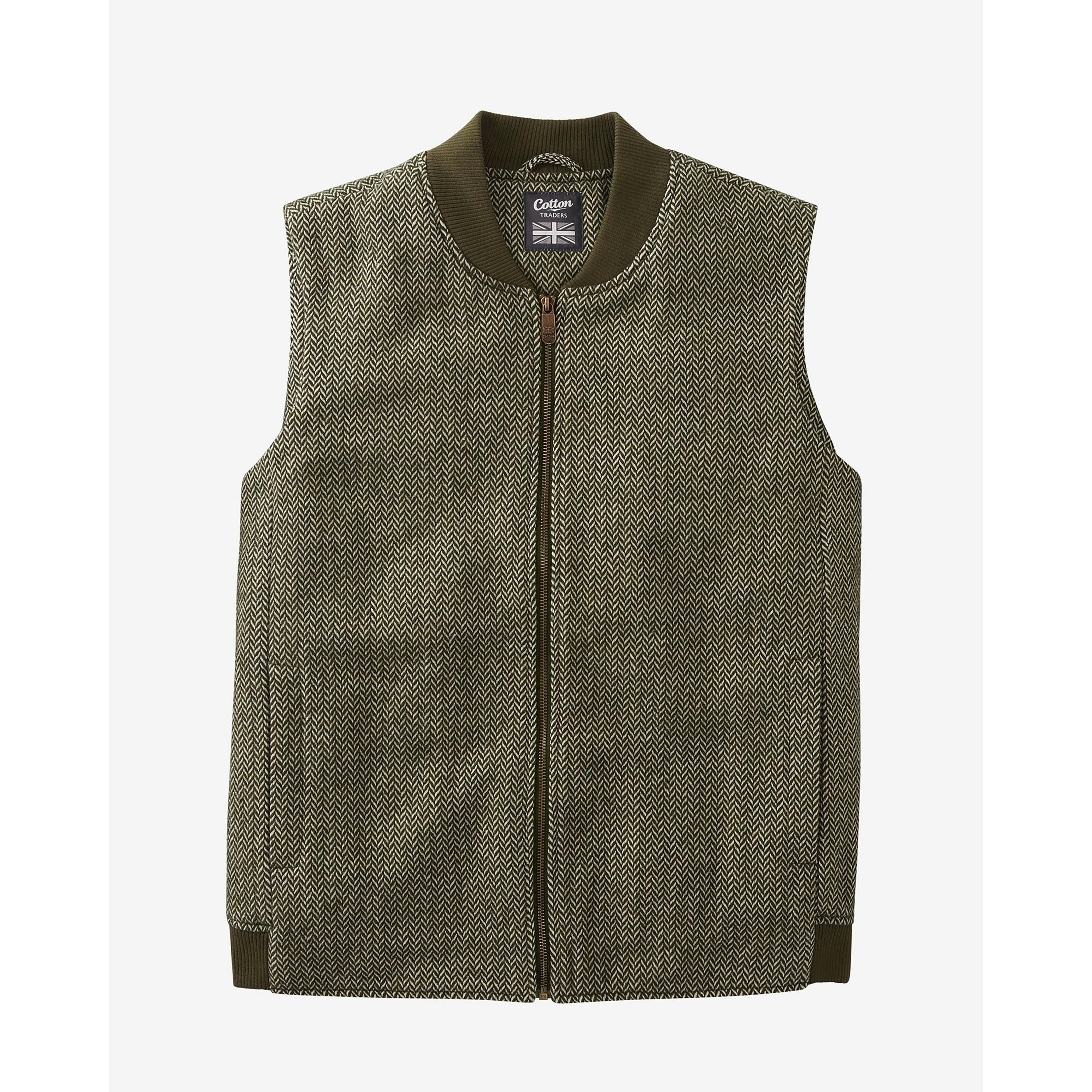 Cotton Traders Woven Gilet , view 3 of 3