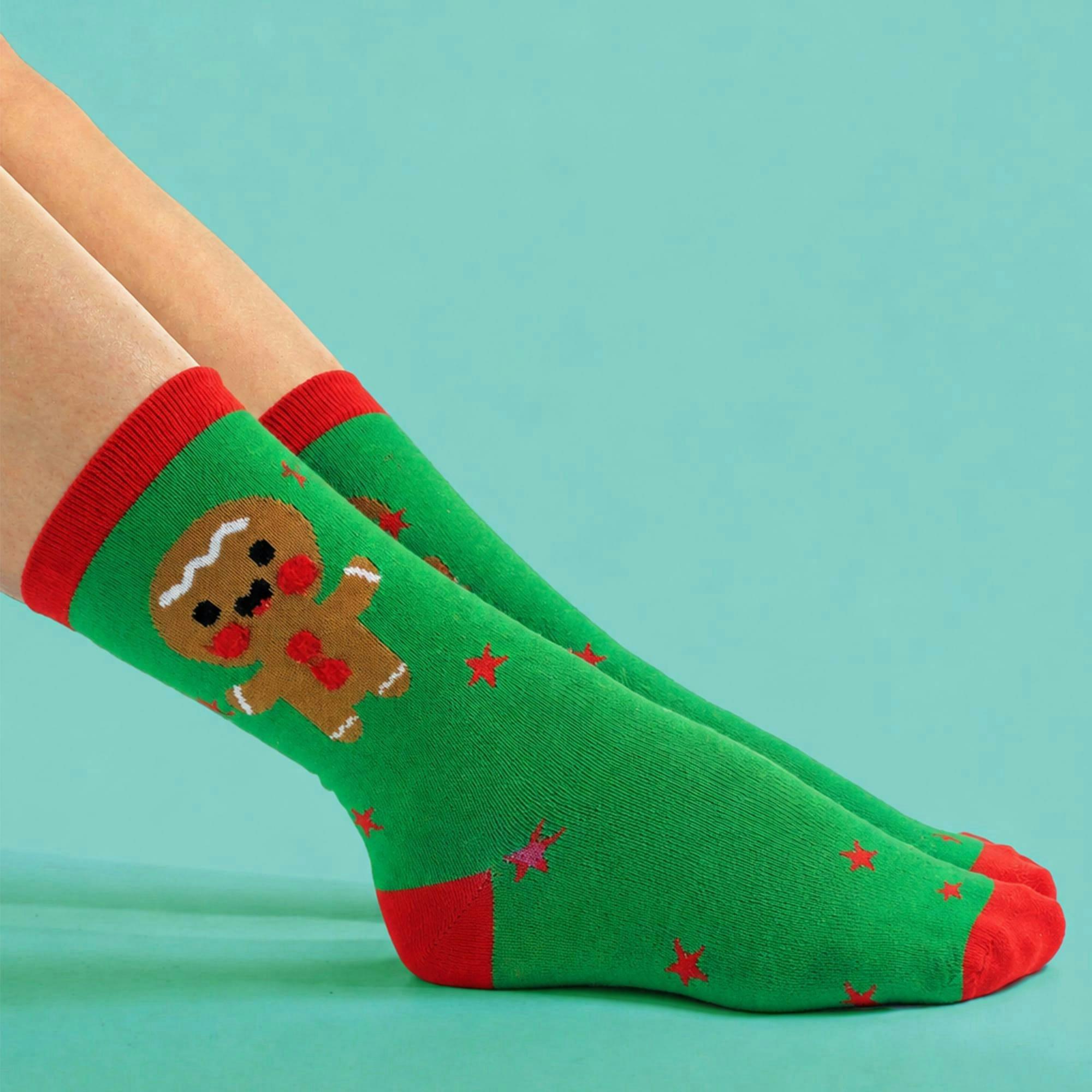4 Pack Kids Christmas Novelty Socks | Boys & Girls Festive Santa Cotton Socks , view 3 of 5