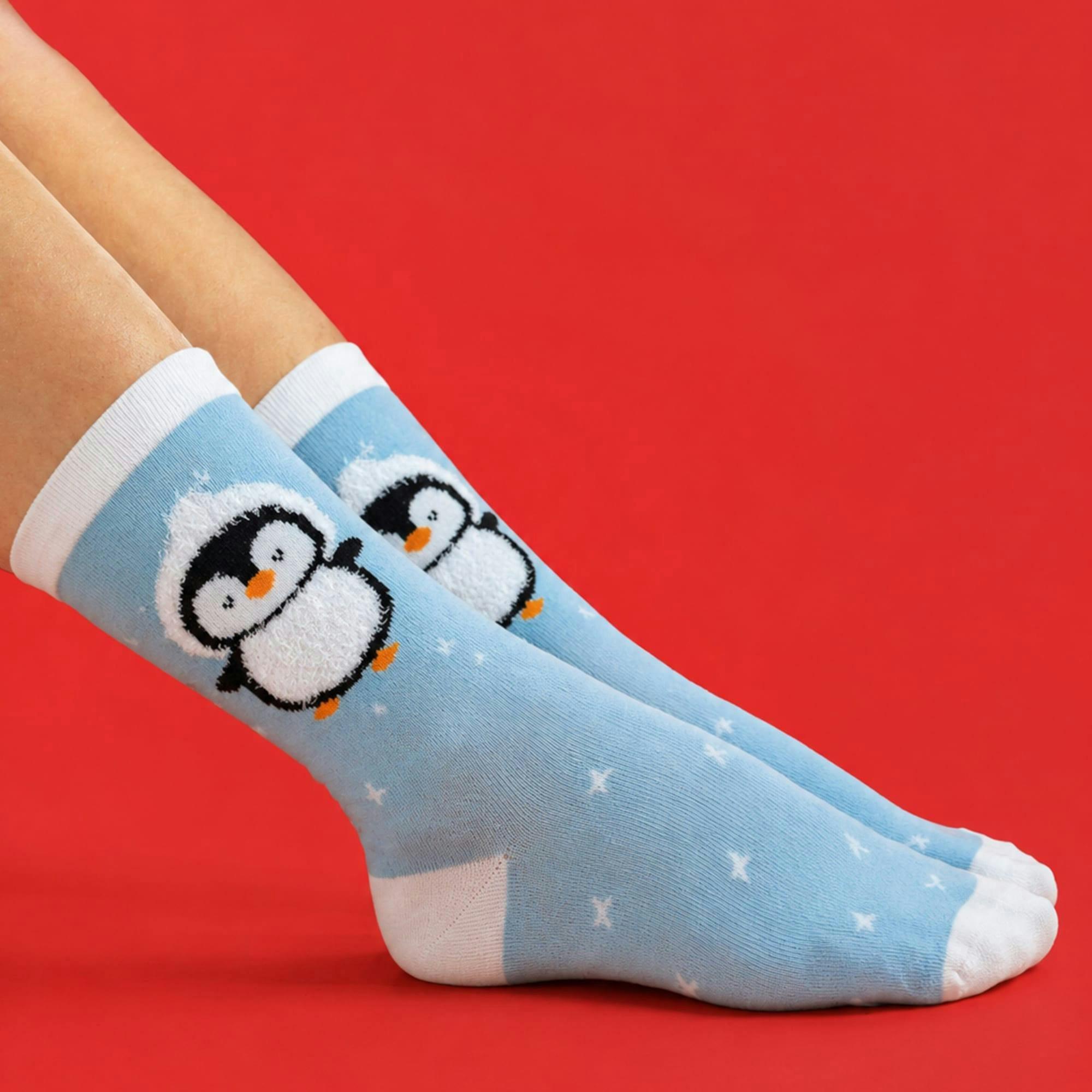 4 Pack Kids Christmas Novelty Socks | Boys & Girls Festive Santa Cotton Socks , view 4 of 5