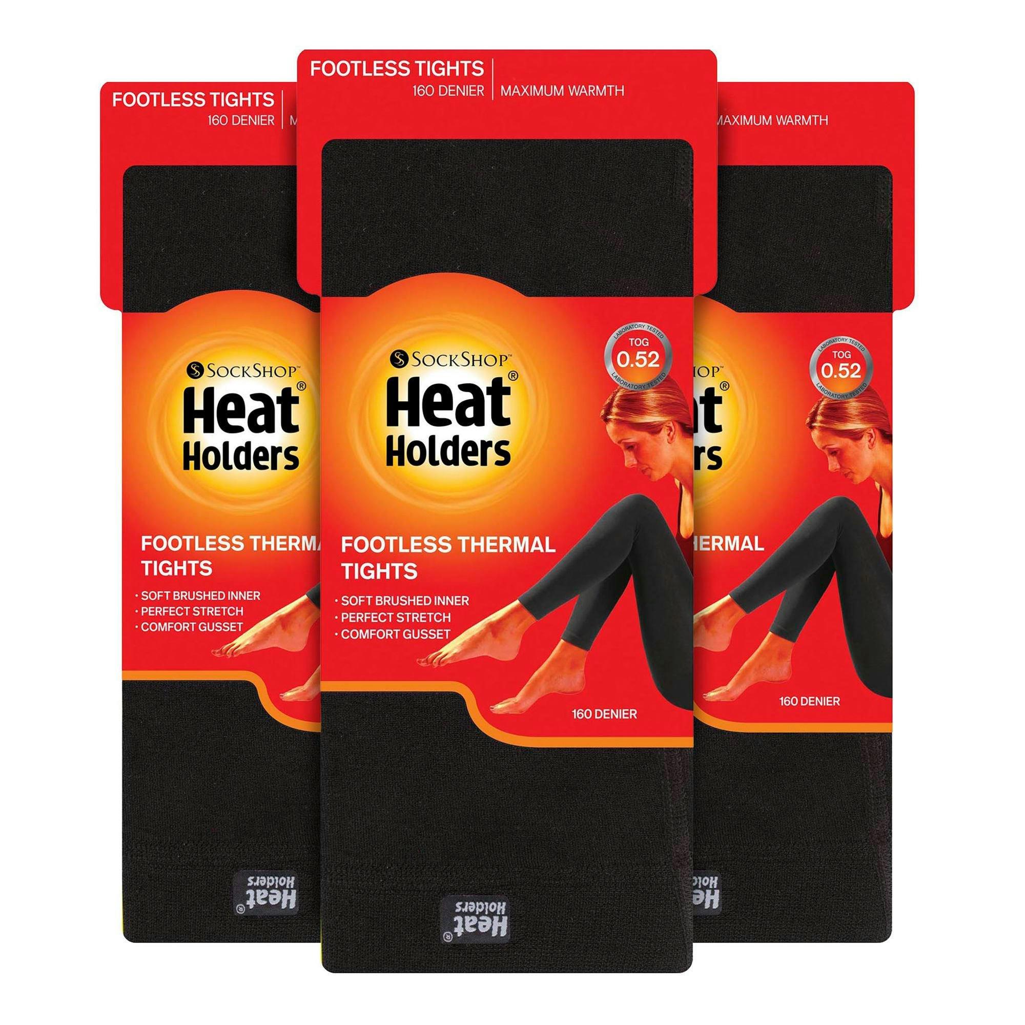 3 Pack Thermal Leggings 0.52 TOG Brushed Winter Base Layer Warm Bottoms , view 2 of 5