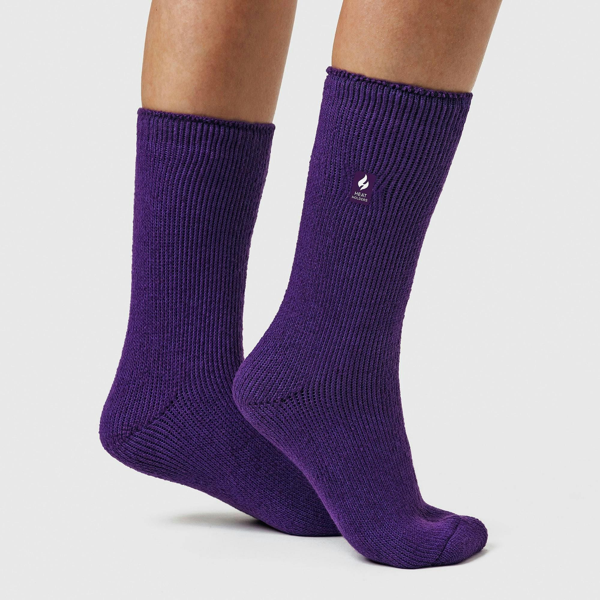 2 Pairs Ladies Thermal Socks Original & Knee High Winter Warm Boot Socks , view 3 of 5