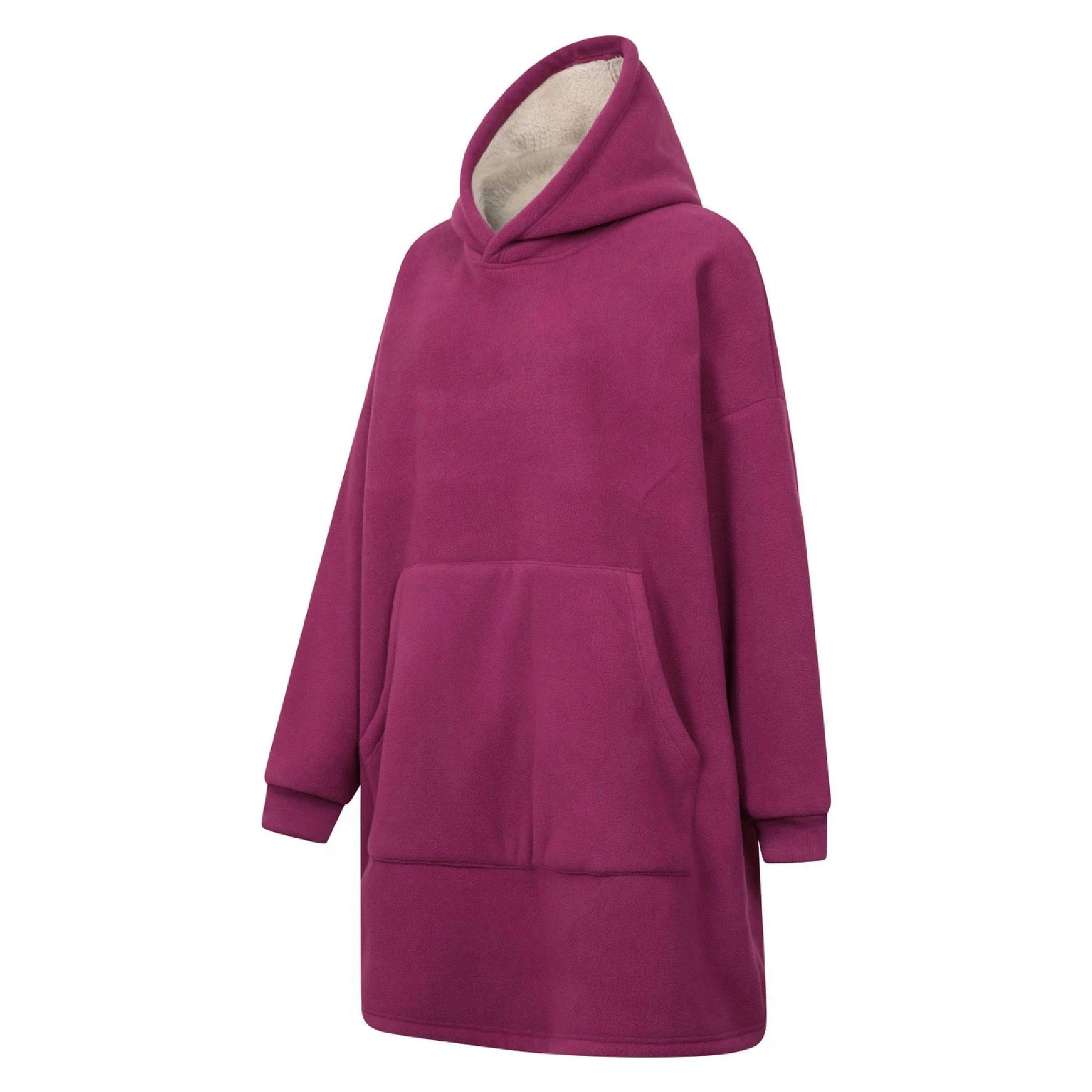 Mountain Warehouse Womens/Ladies Snug Borg Lined Hoodie Blanket , view 4 of 4