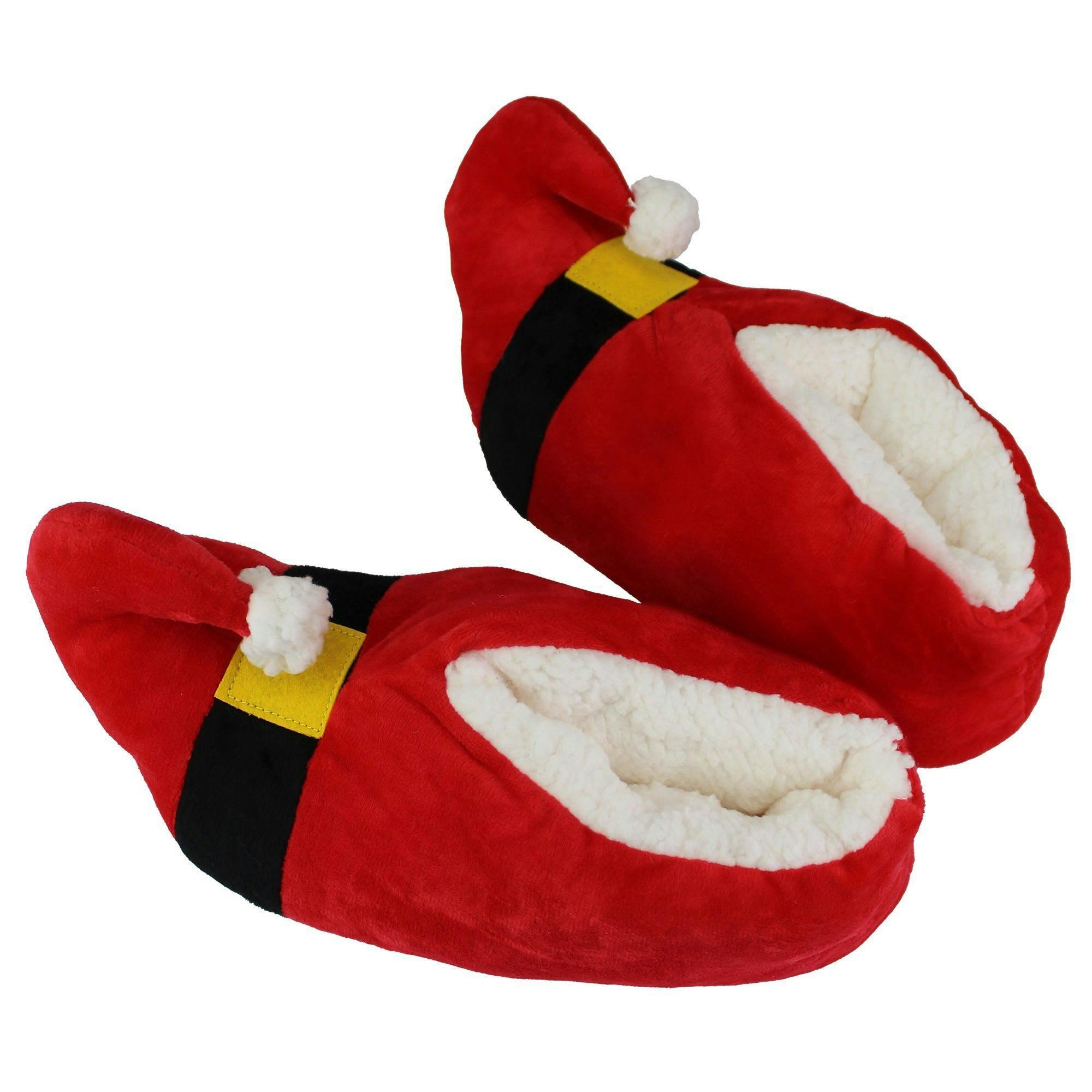 Unisex Christmas Soft Santa Slippers , view 5 of 5