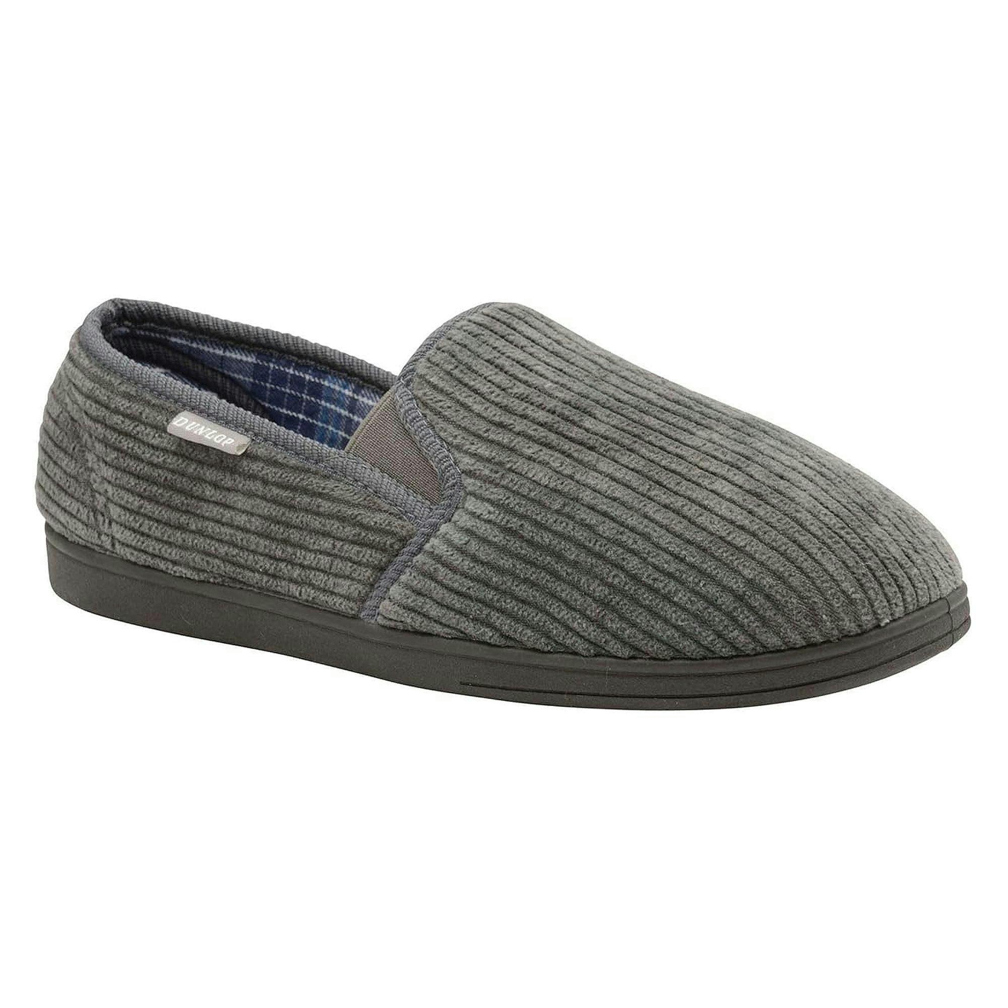 Mens Tartan Lined Slippers With Memory Foam , view 2 of 5
