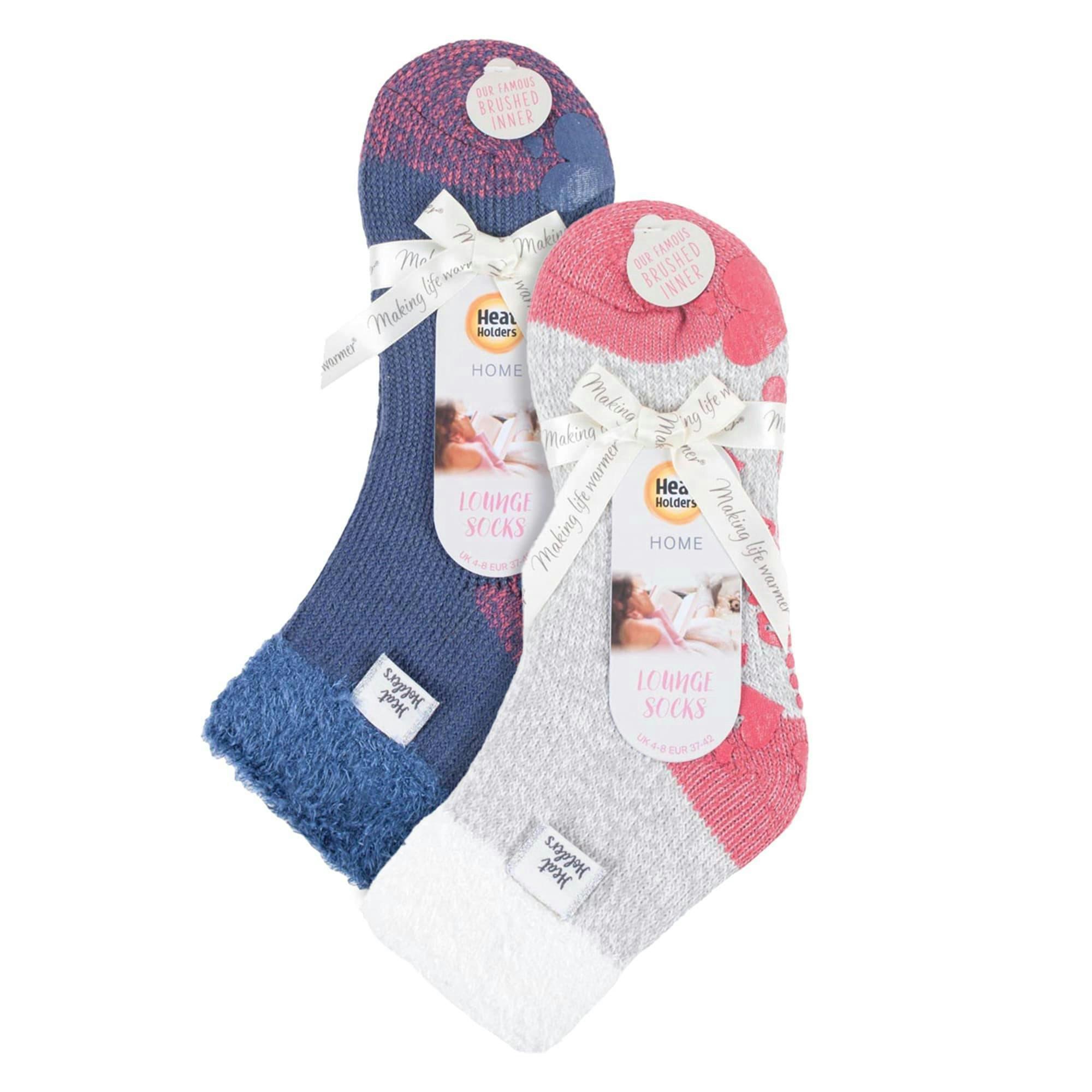 2 Pack Ladies Bed Socks Soft Cosy Warm Fluffy Winter Lounge Socks , view 2 of 5