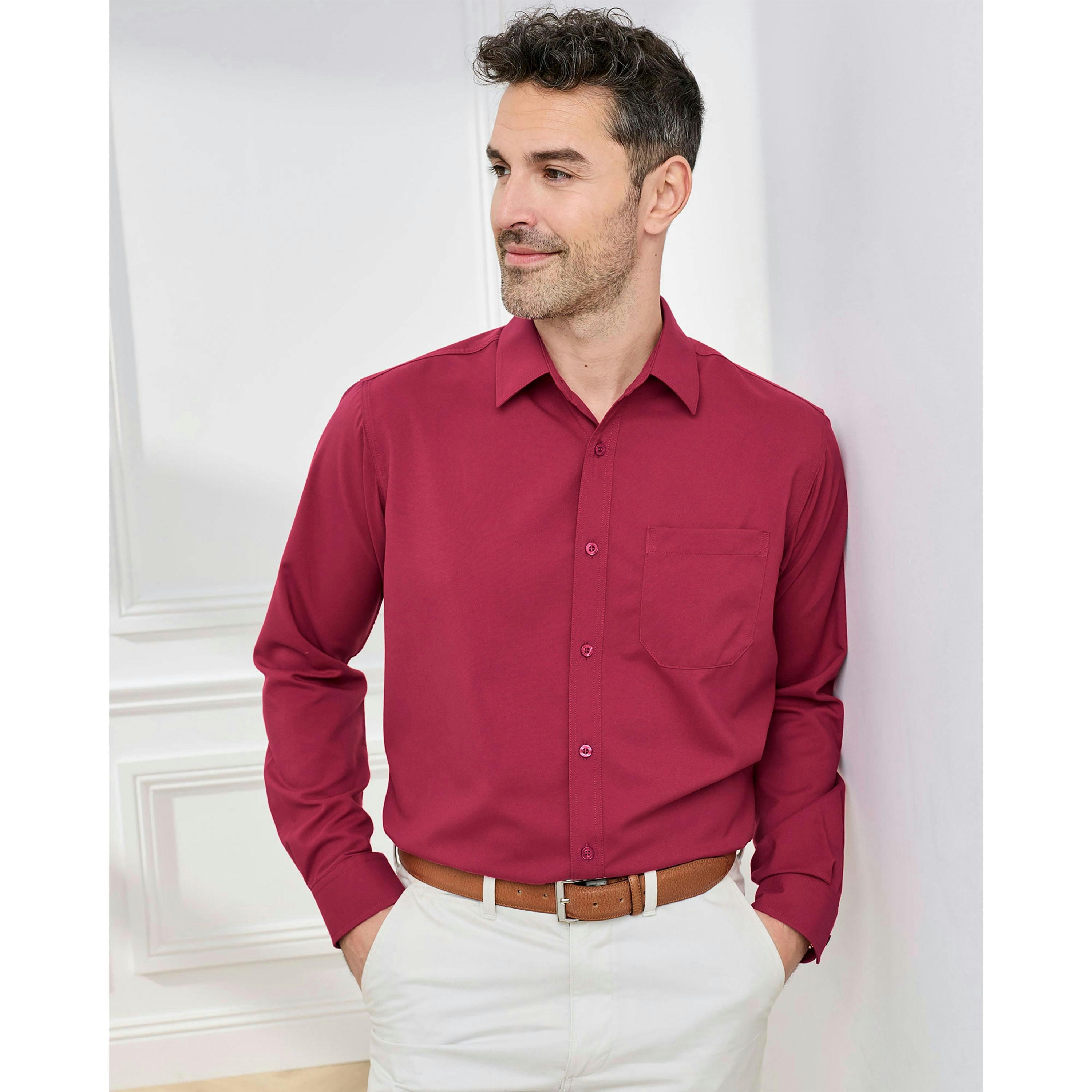 Cotton Traders Long Sleeve Classic Soft Touch Shirt , view 2 of 3