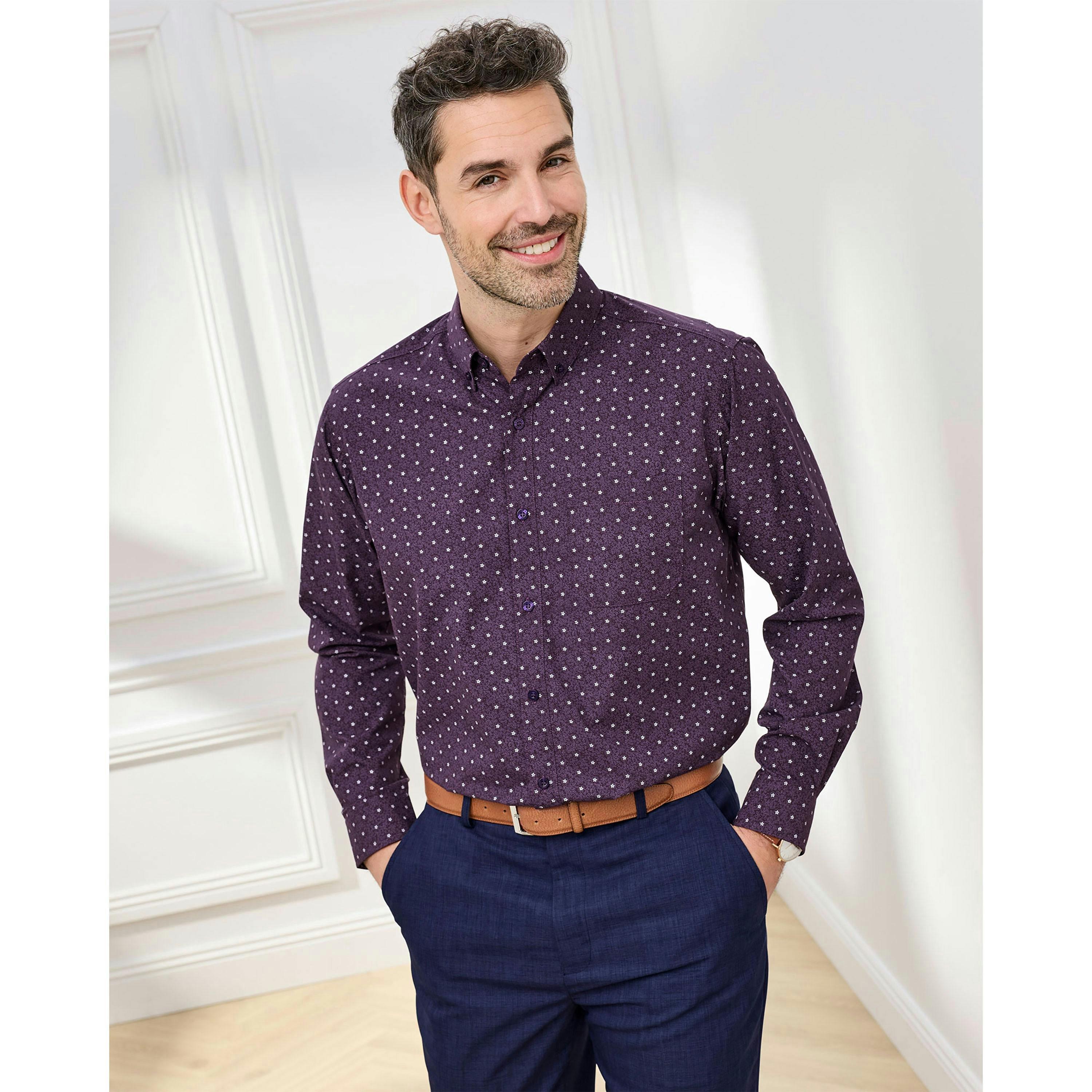 Cotton Traders Long Sleeve Easy-care Shirt , view 2 of 3