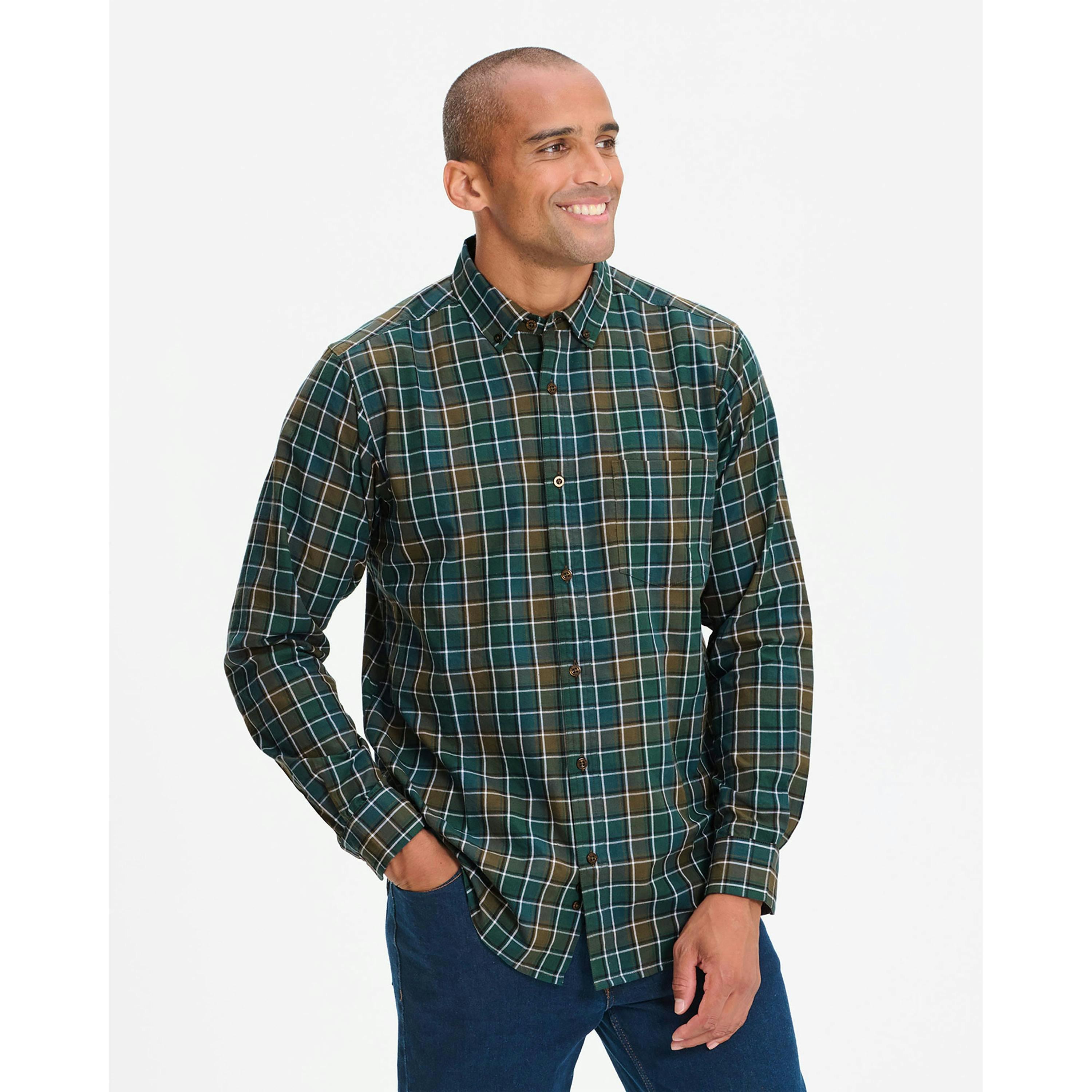 Cotton Traders Easy Care Oxford Check Shirt , view 2 of 3