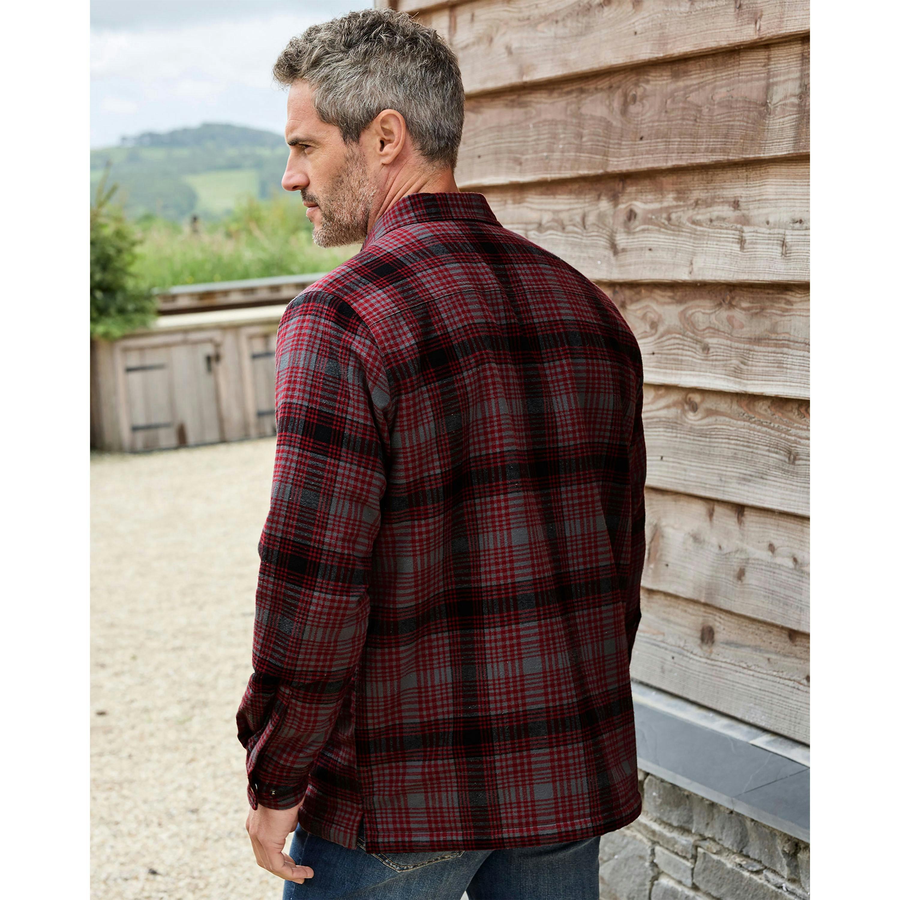 Cotton Traders Fleece Lined Check Shirt , view 3 of 3