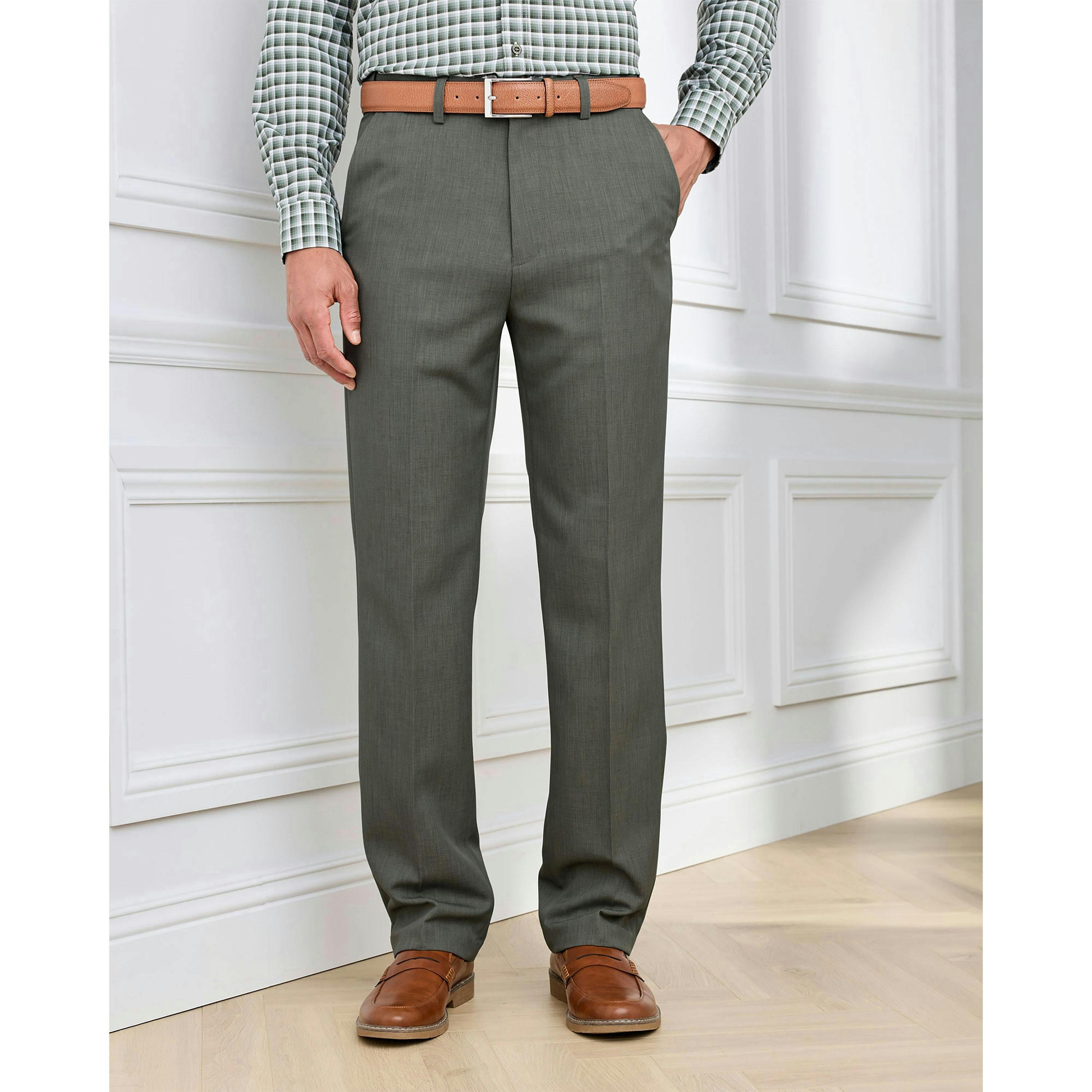 Cotton Traders Flat Front Supreme Easy Care Trousers , view 2 of 4
