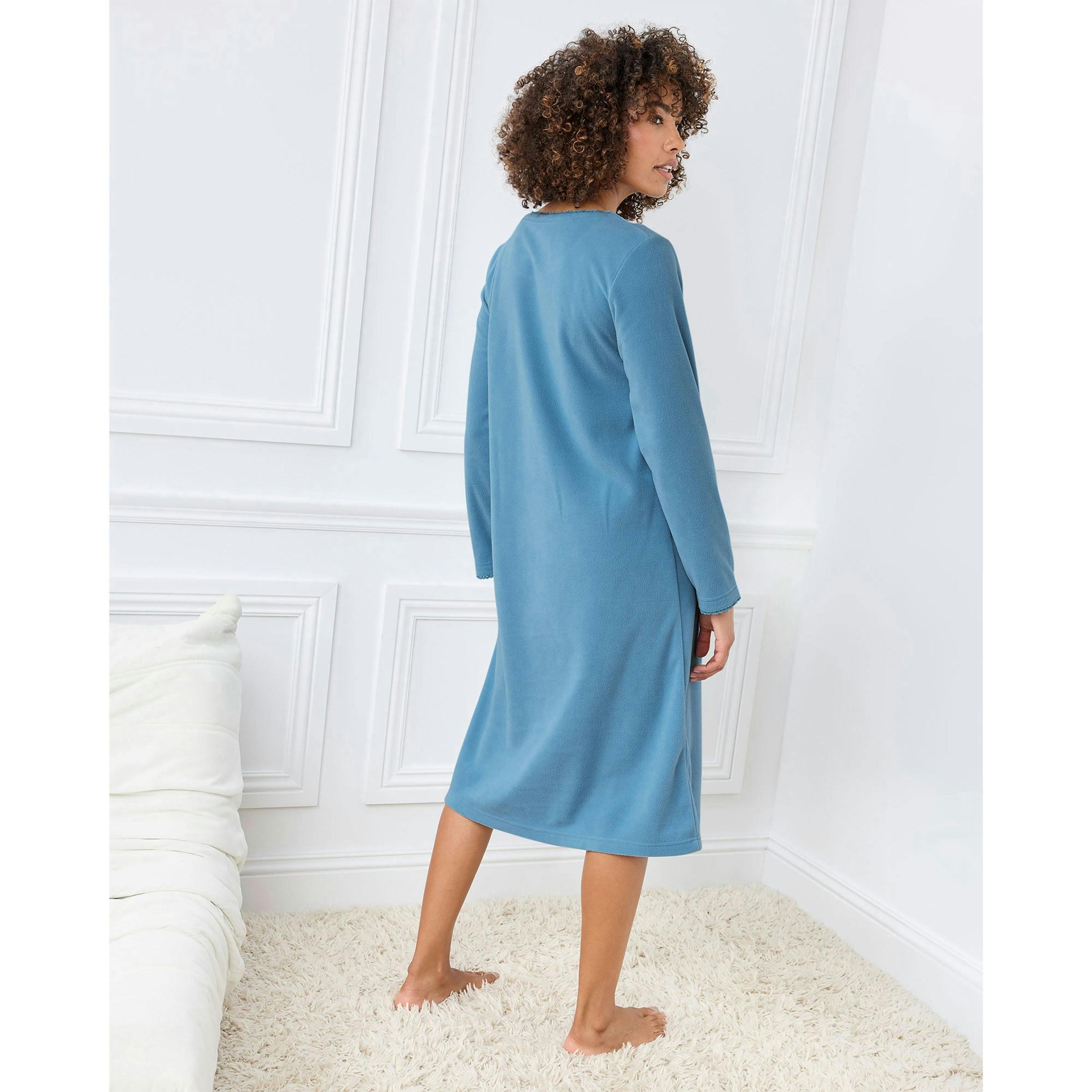 Cotton Traders 2 Pack Fleece Nightdresses , view 3 of 3
