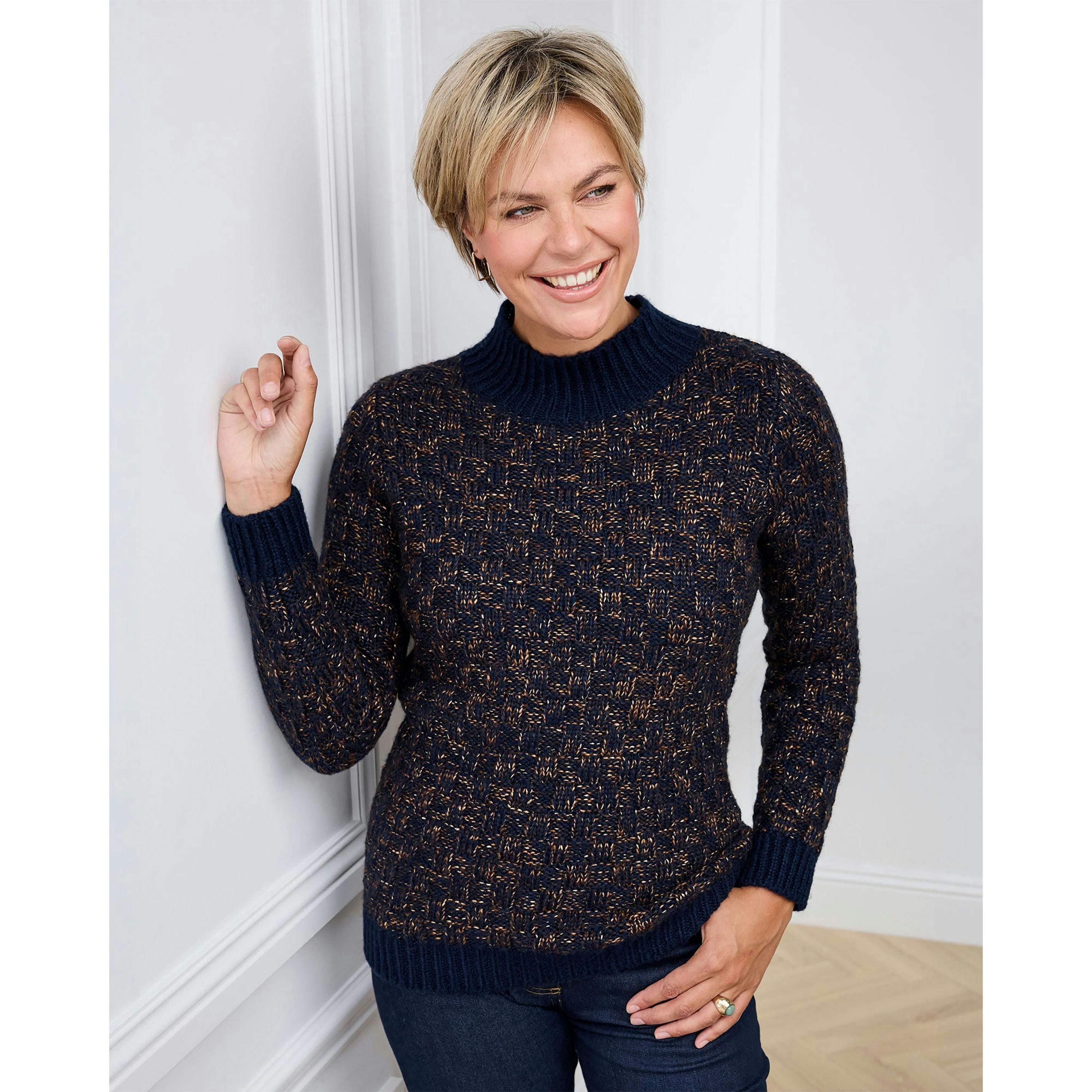 Cotton Traders Textured Jumper , view 2 of 3