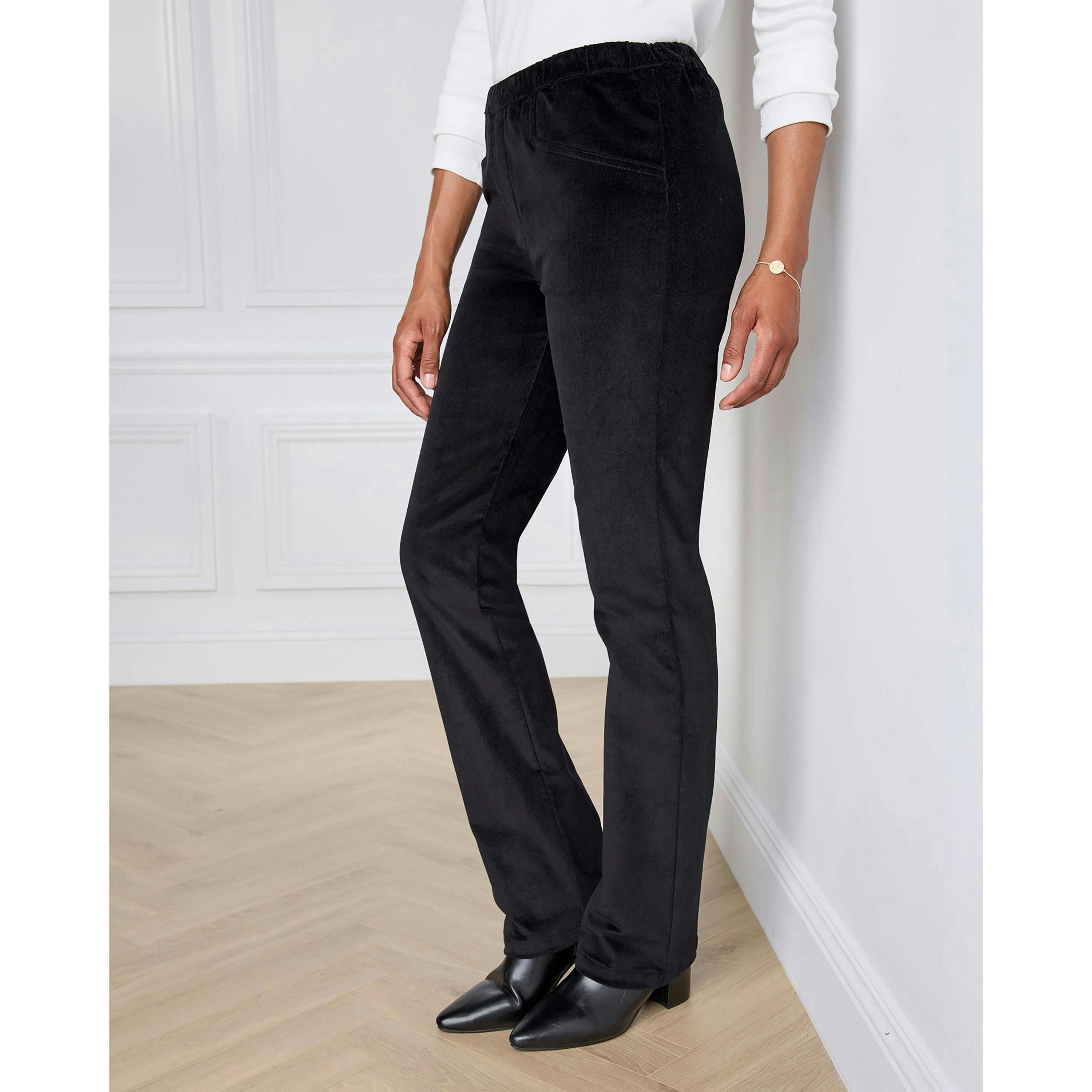 Cotton Traders Straight Leg Pull-On Cord Trousers , view 2 of 3