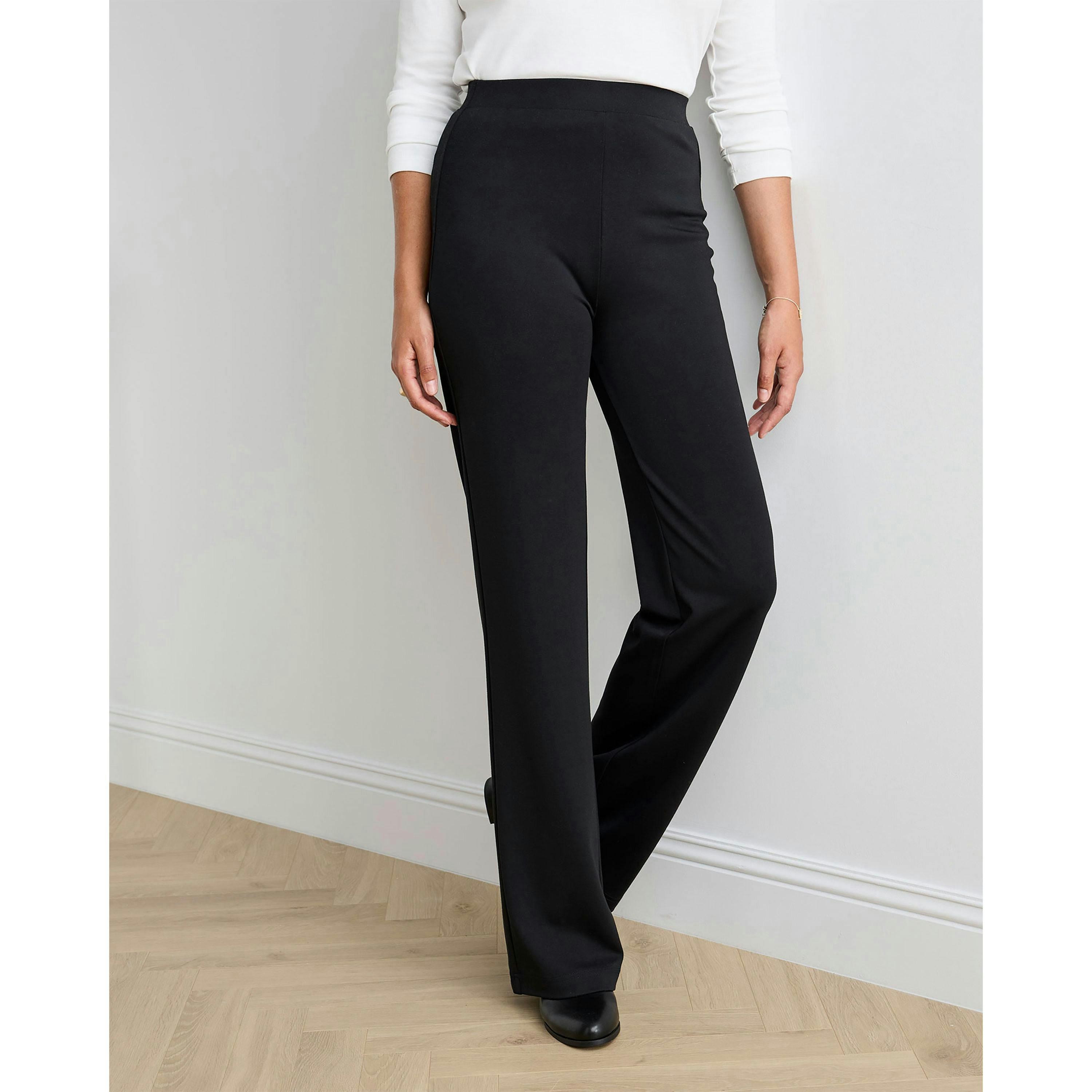 Cotton Traders Jersey Wide Leg Pull On Trousers , view 2 of 3