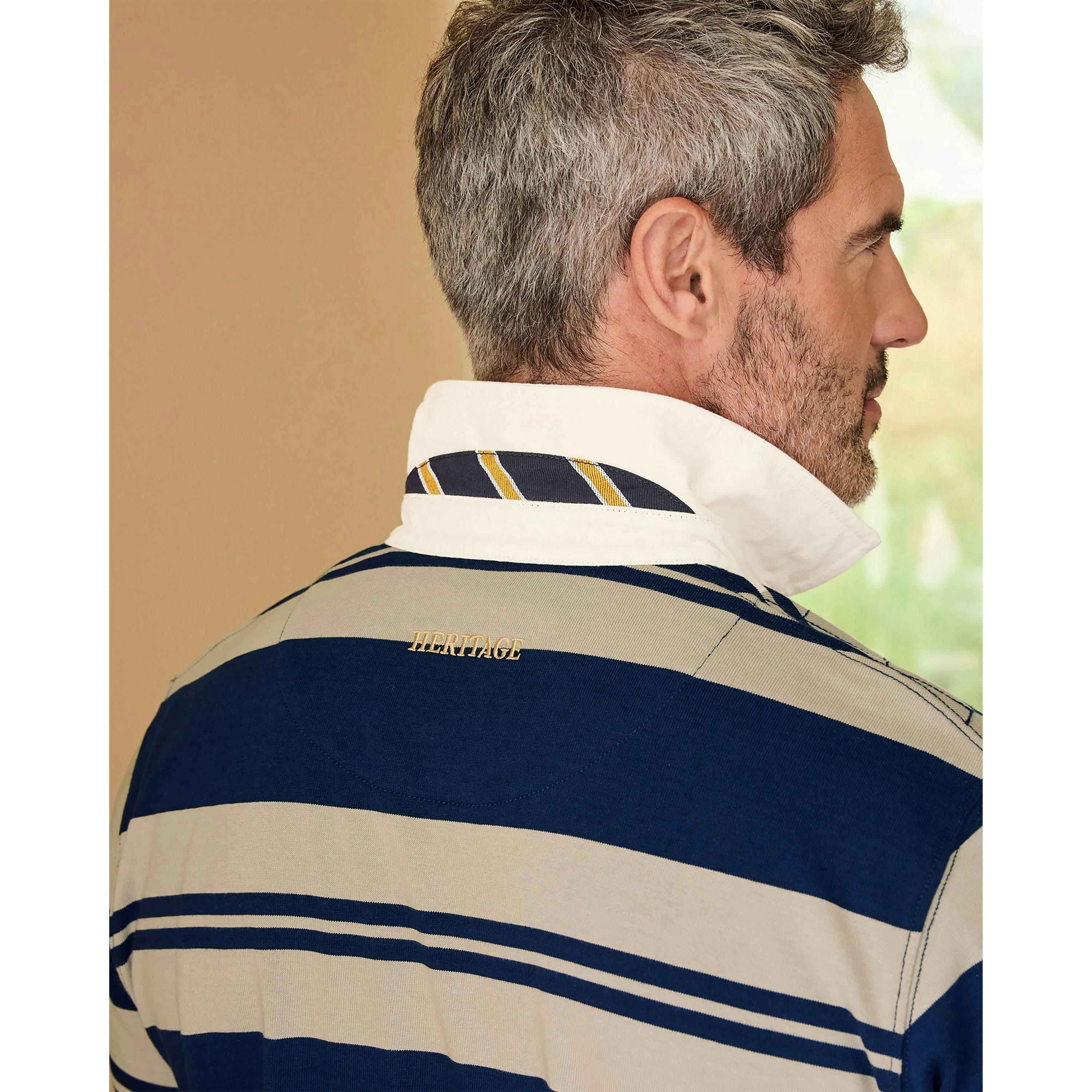 Cotton Traders Heritage Long Sleeve Rugby Shirt , view 3 of 3