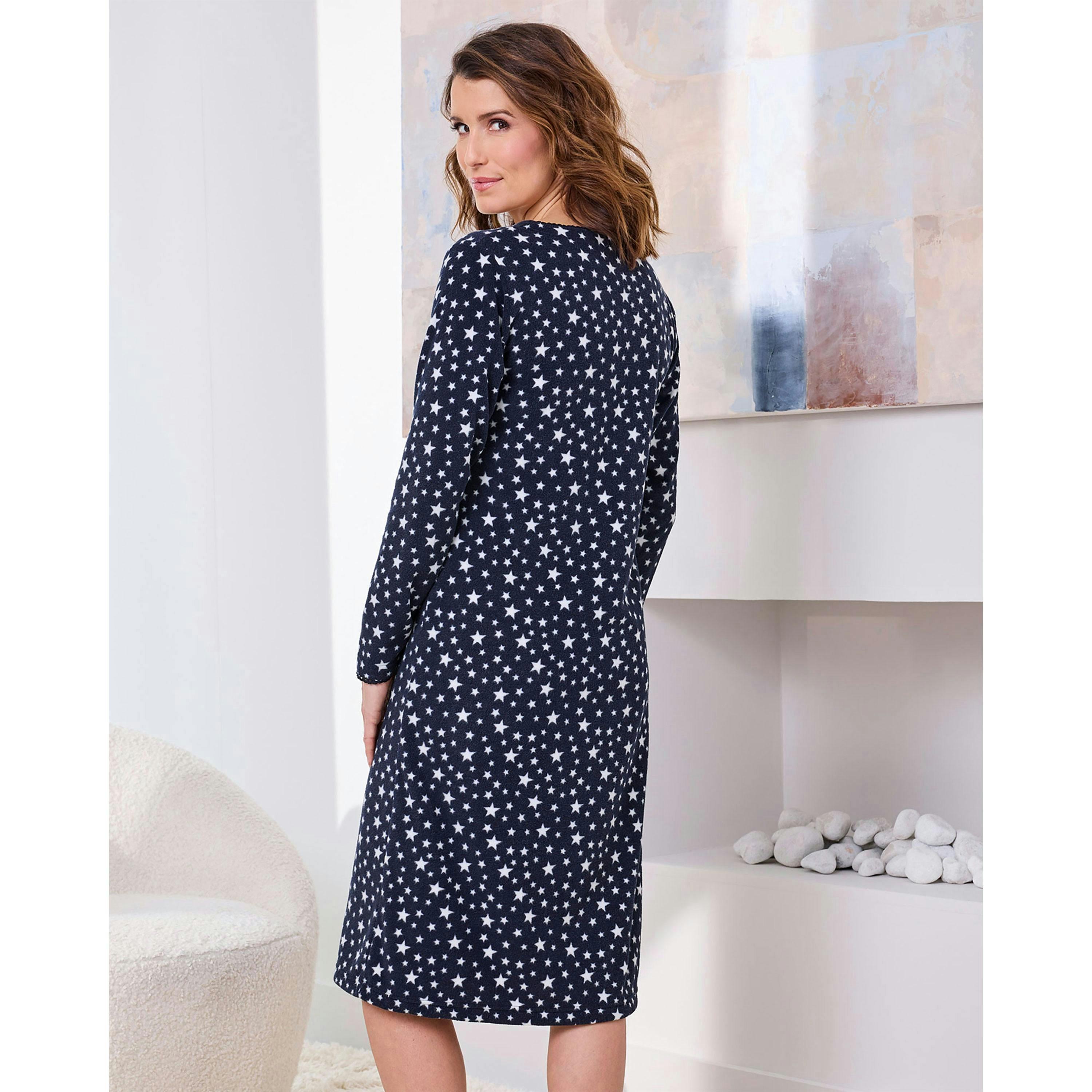 Cotton Traders Fleece Nightdress , view 2 of 3