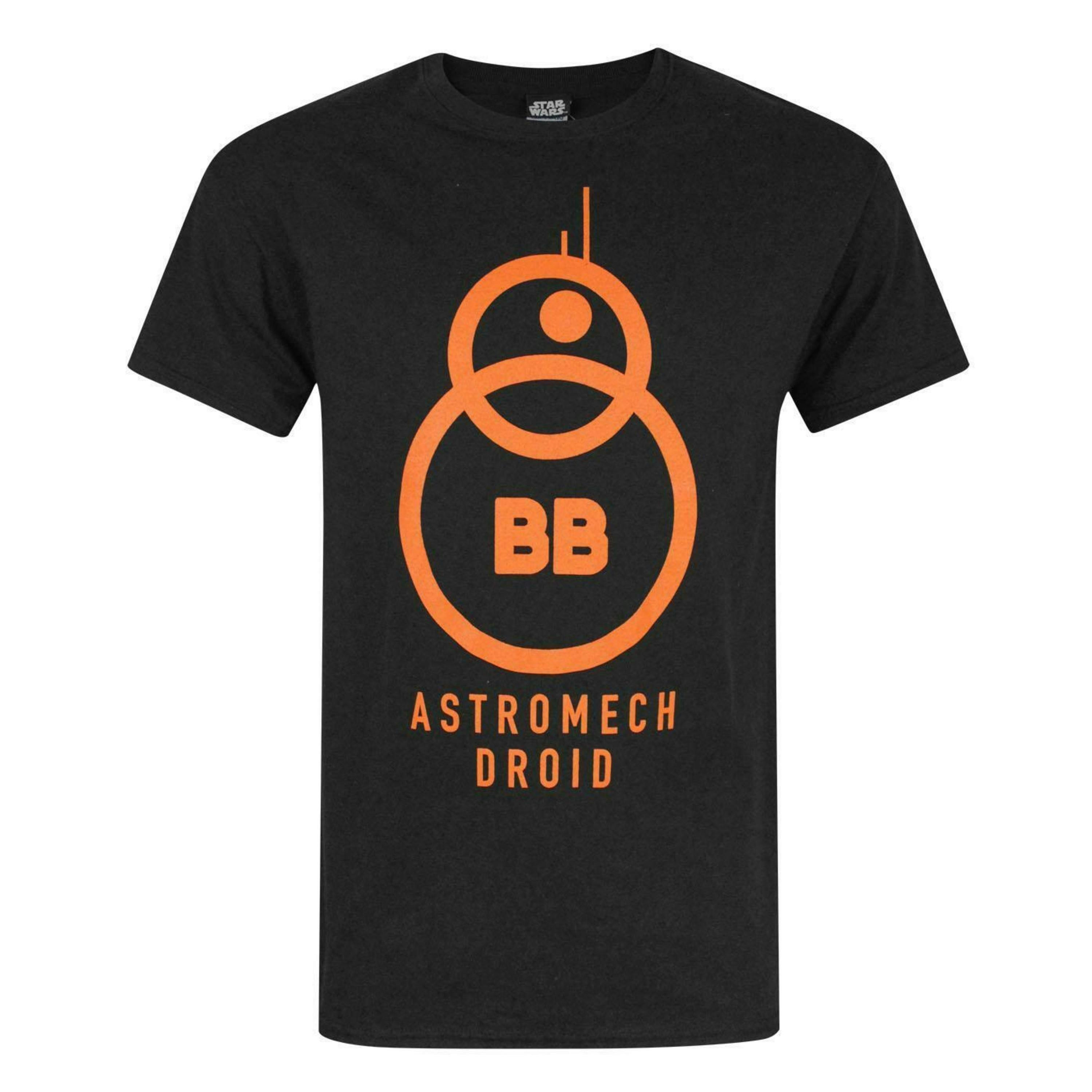 Star Wars Mens Black Bb-8 Short Sleeved T-Shirt by Vanilla Underground , view 1 of 1