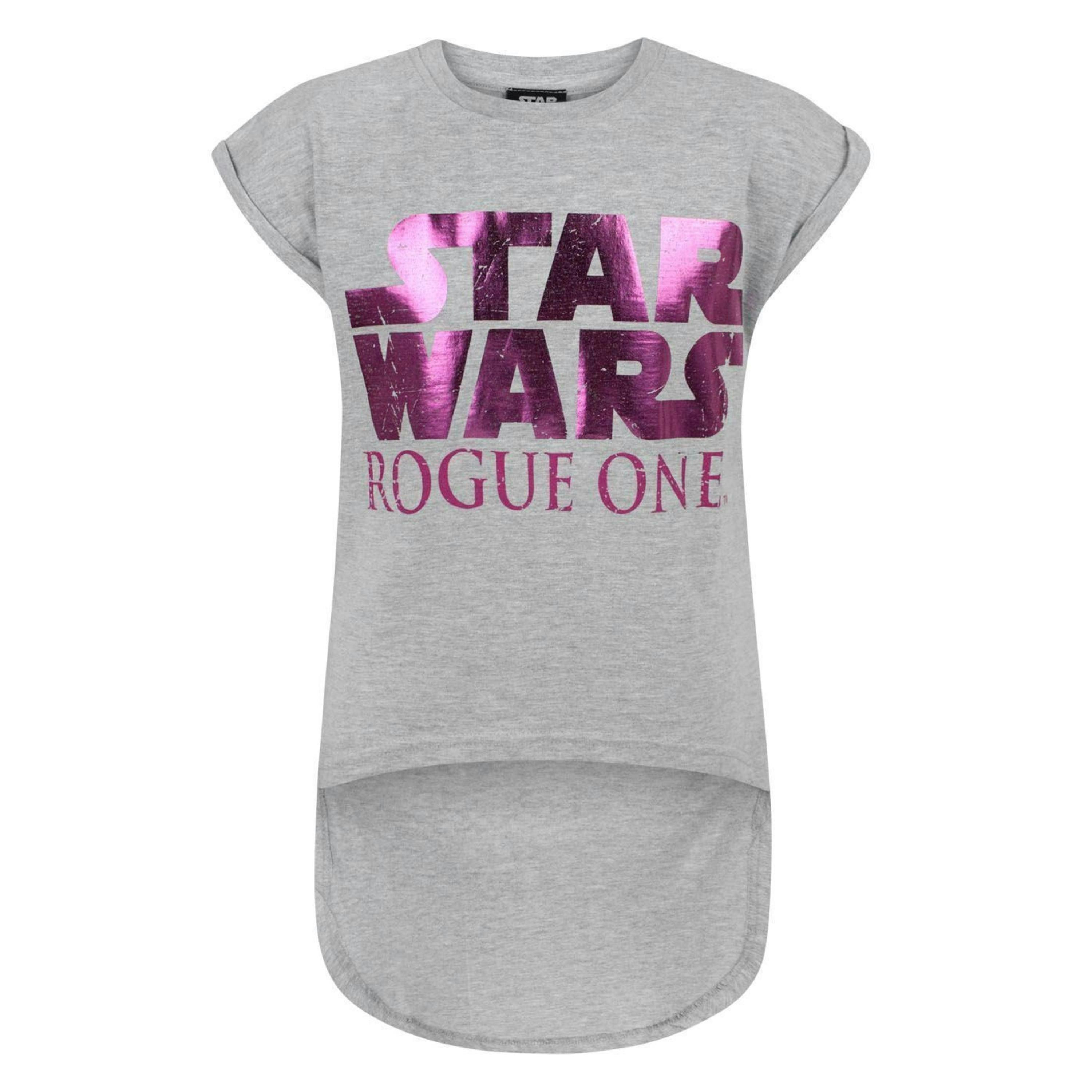 Star Wars Girls Grey Short Sleeved T-Shirt by Vanilla Underground , view 1 of 1