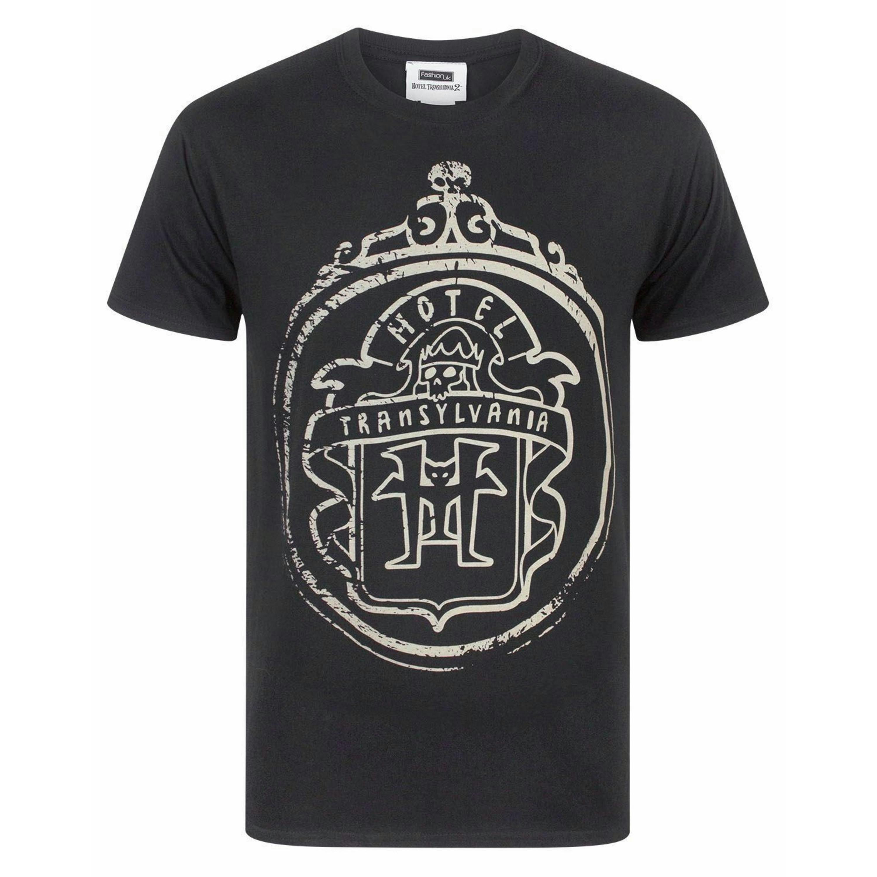 Hotel Transylvania Mens Black Glow In The Dark Short Sleeved T-Shirt by Vanilla Underground , view 1 of 1