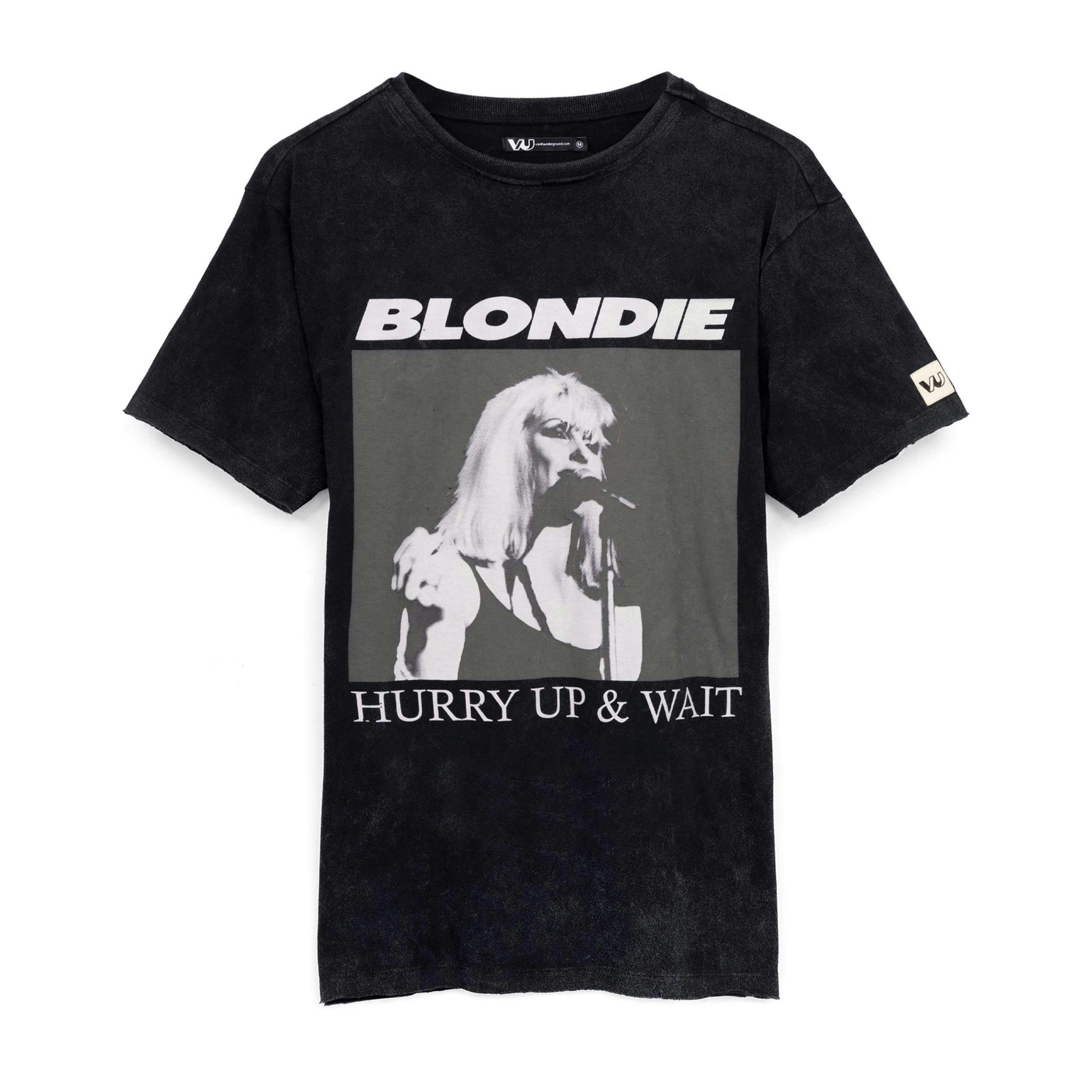 Blondie Mens Grey Character Short Sleeved T-Shirt by Vanilla Underground , view 1 of 1