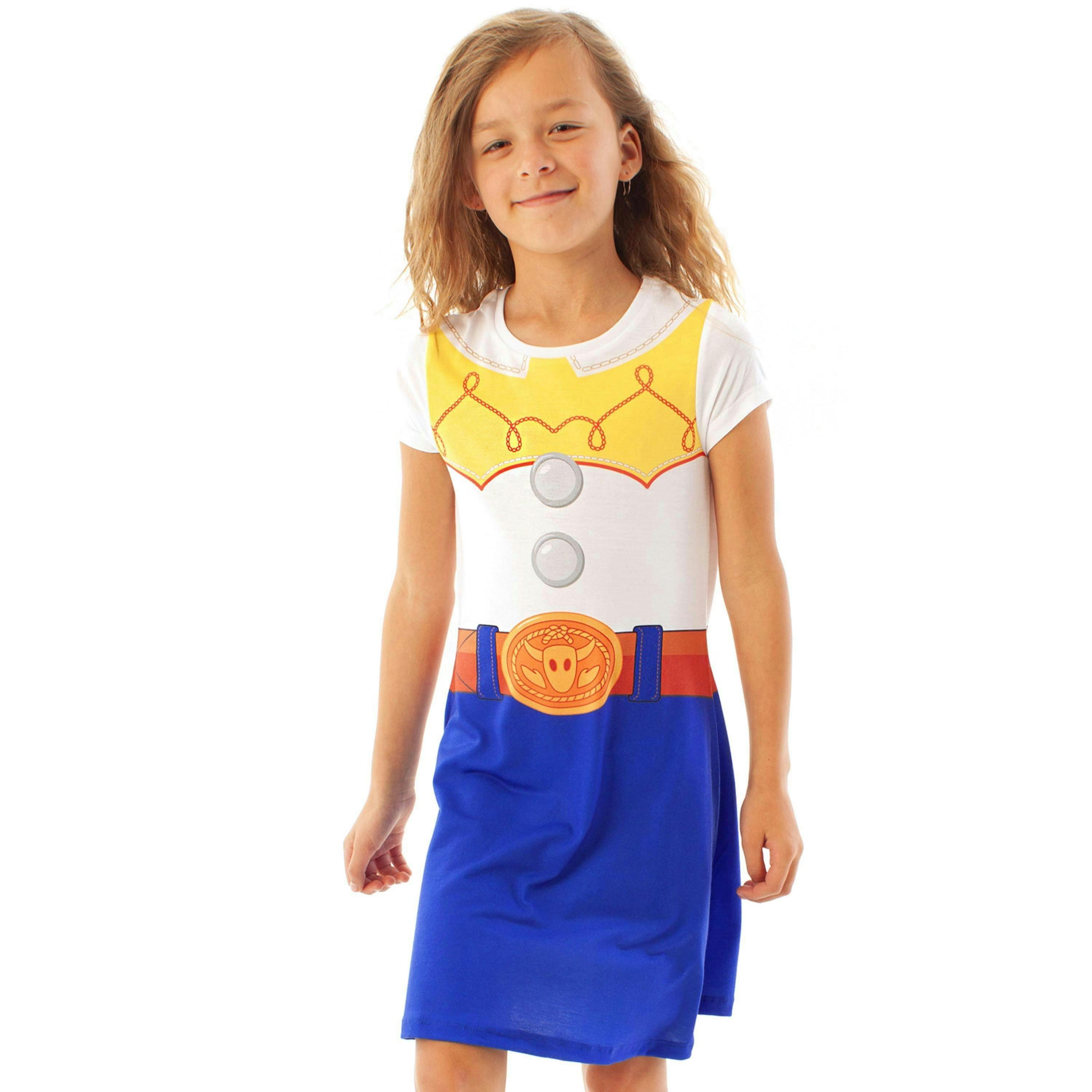 Disney Girls White Toy Story Short Sleeve Skater Dress by Vanilla Underground , view 1 of 1