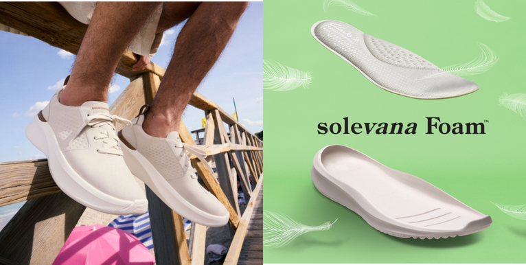 Man wearing Solevana Style casual sneaker with Solevana Foam™ footbed technology